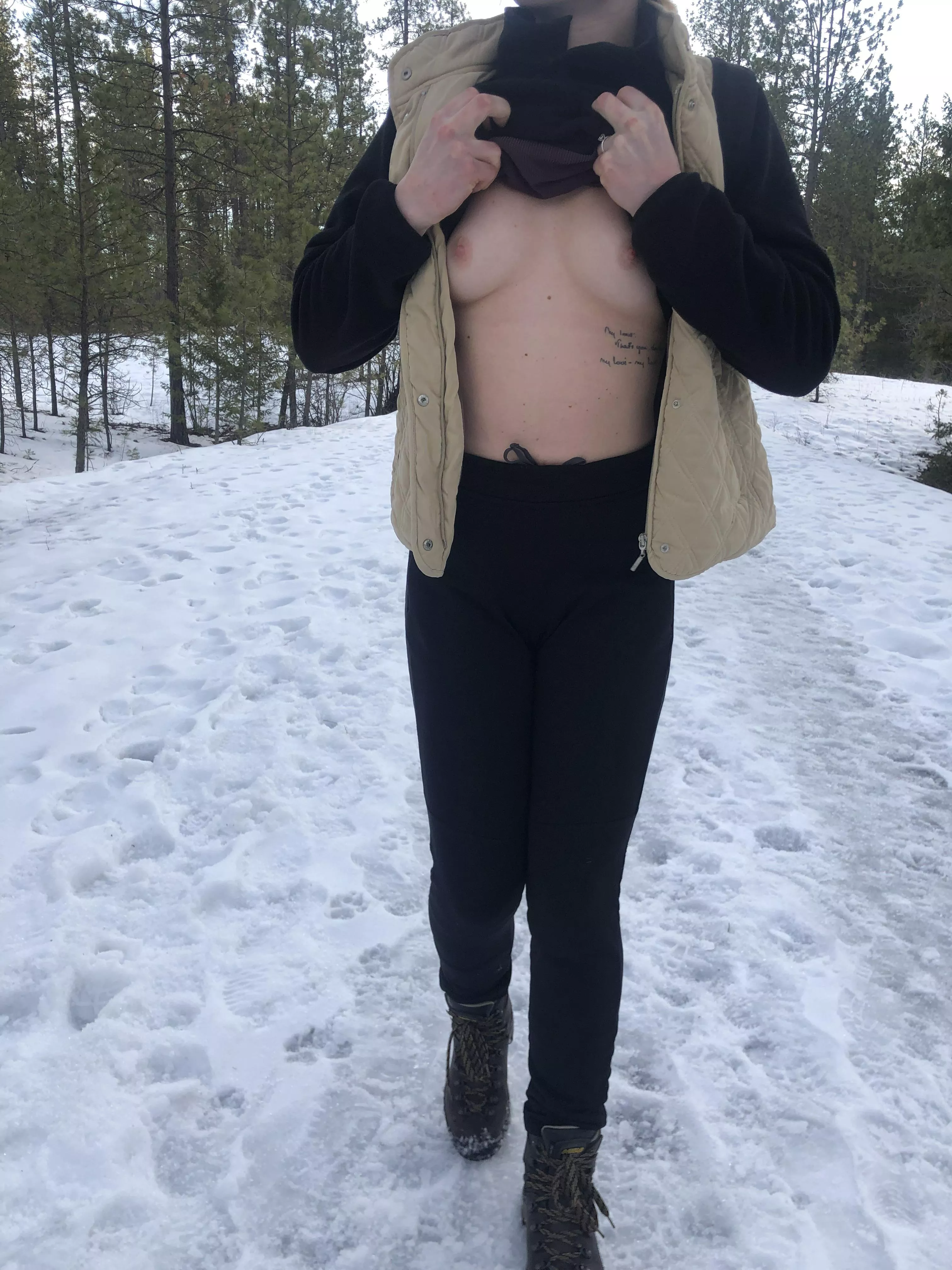 A Wee Bit Nippy On The Trail Today Nudes FlashingGirls NUDE PICS ORG