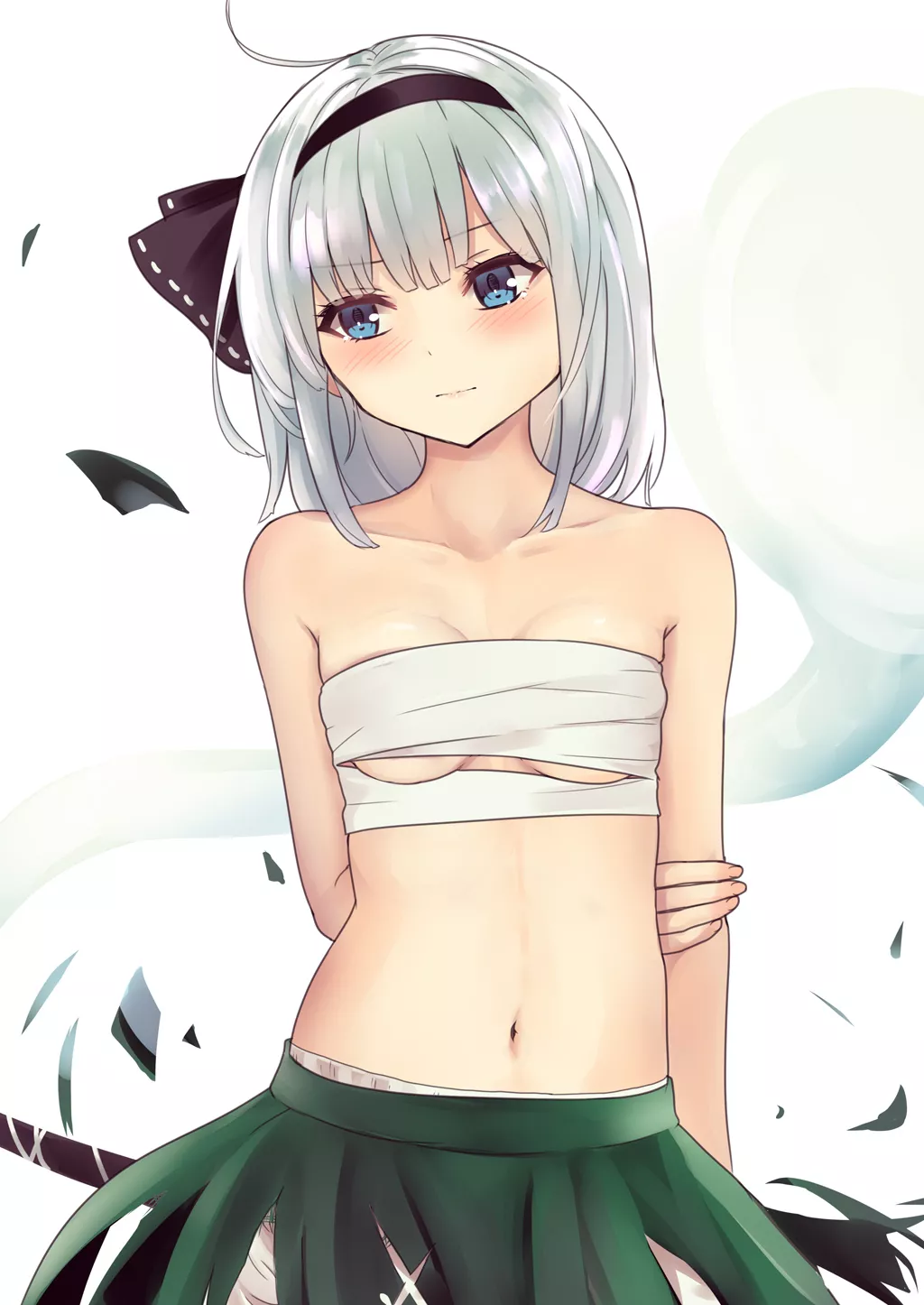 Blushing Youmu Underboob Nudes Touhou Nsfw Nude Pics Org