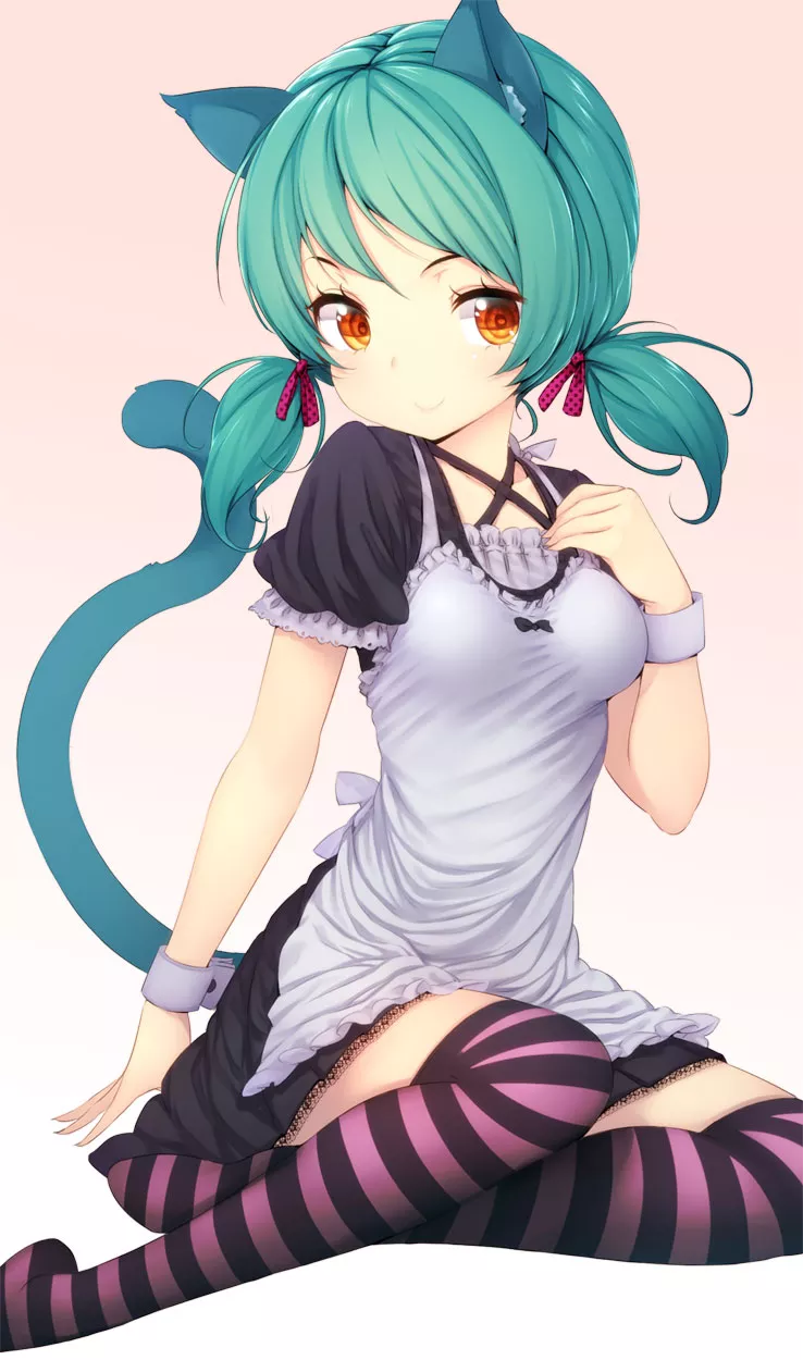 Catgirl Twintails Too Much Cute Original Nudes Nekogirls NUDE