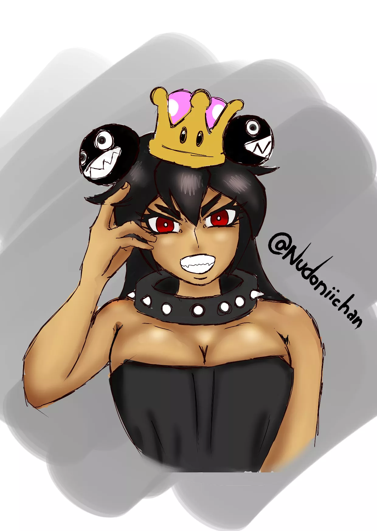 Chompette Doodle By Nudoniichan Oc Nudes Bowsette Nude Pics Org