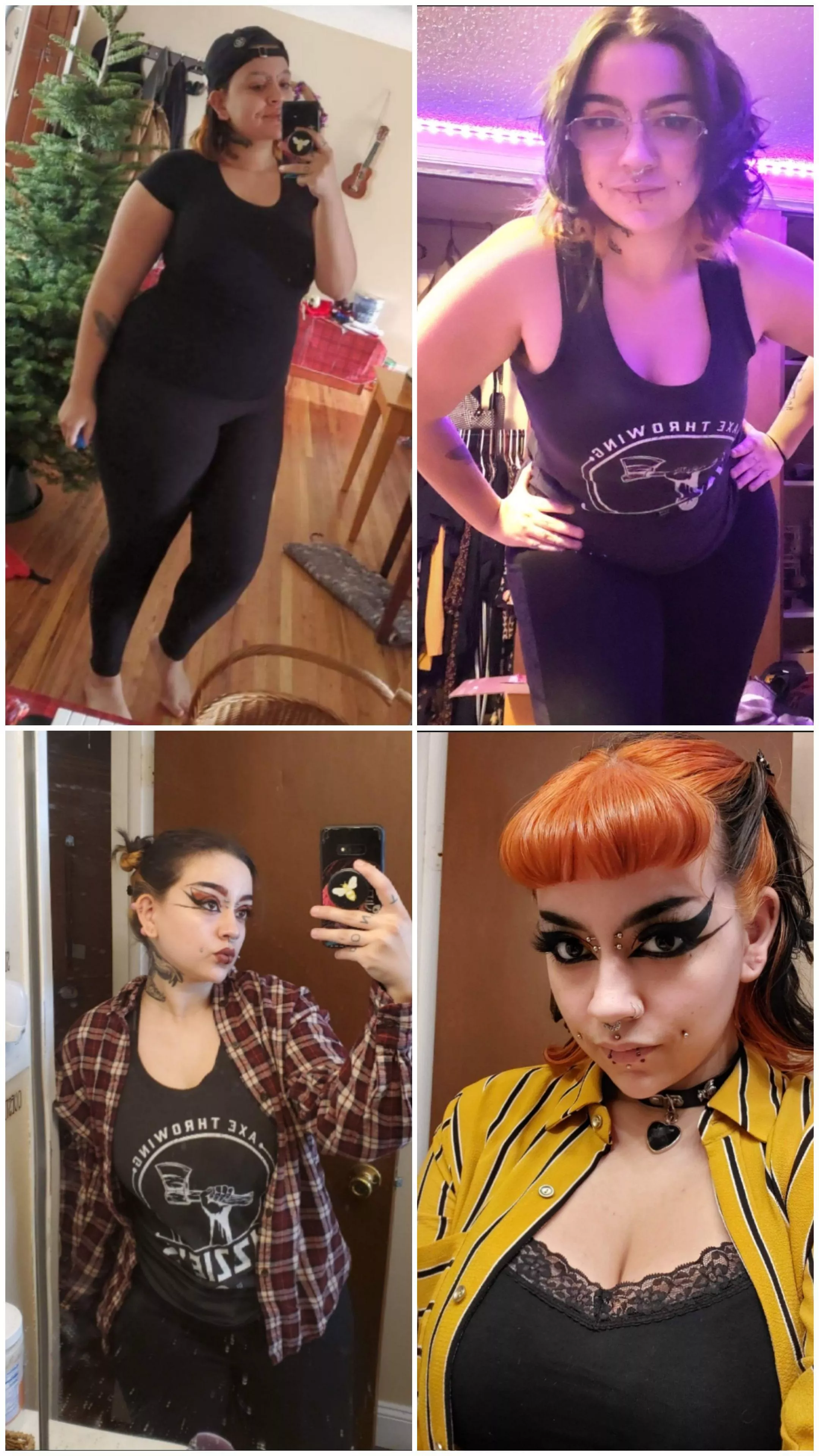 Curvy Latina Becoming A Colorful Bimbo Doll Support Her Transformation