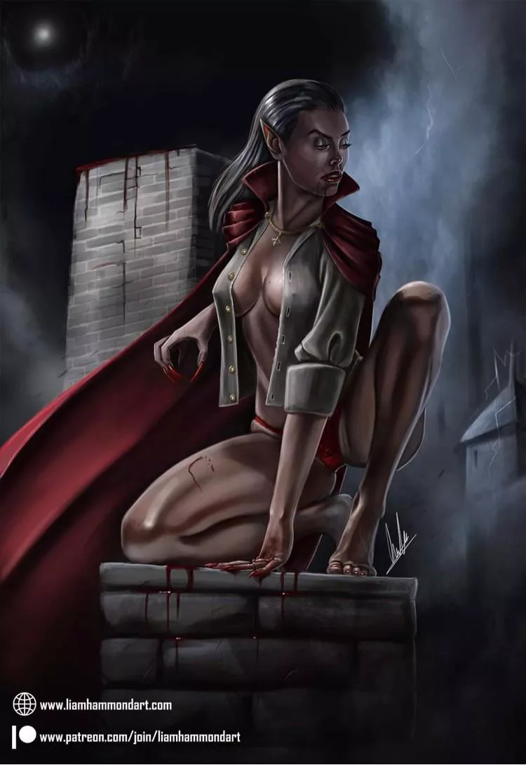 Female Dracula By Liamhammondart Nudes Imaginaryboners Nude Pics Org