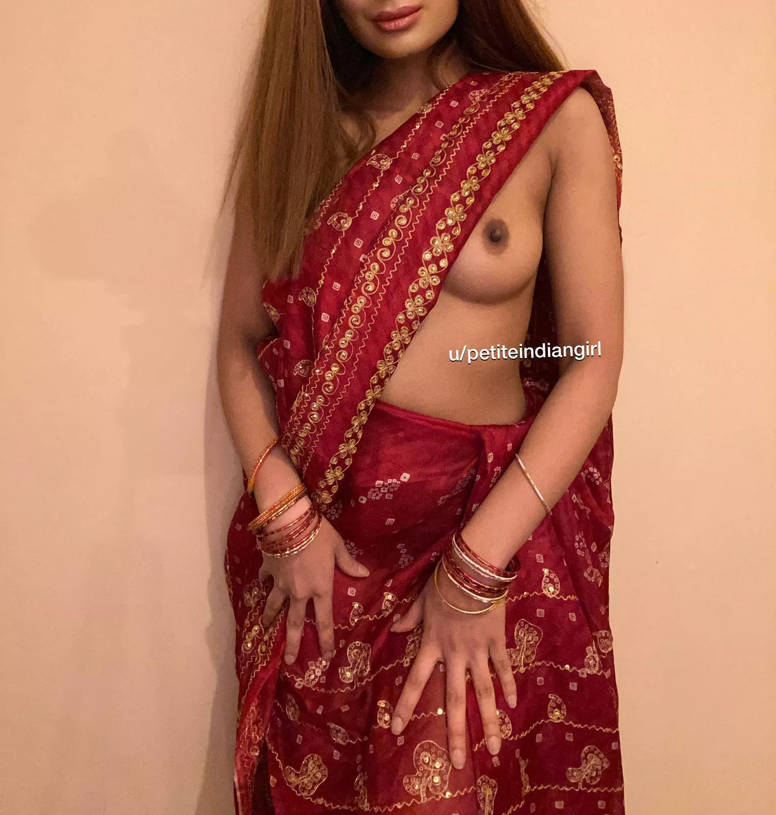 Happy Diwali Baby Naked With Just A Saree On Let Me Strip It Off