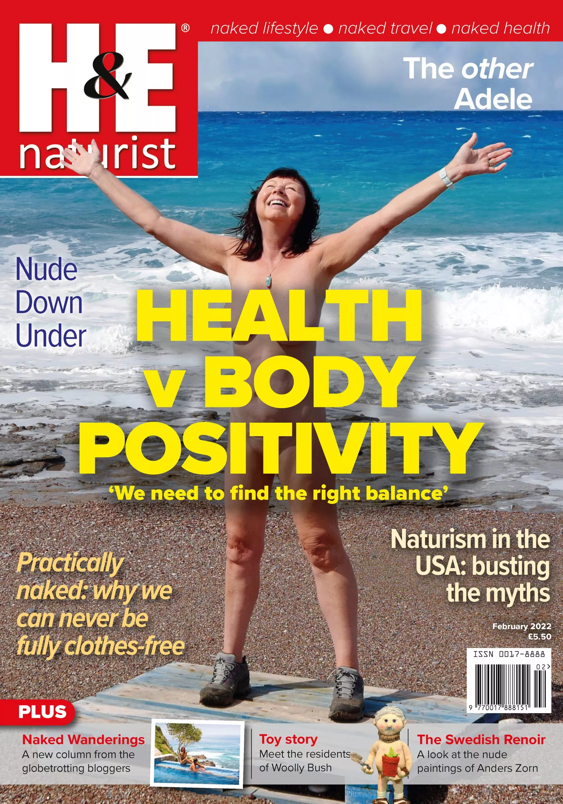 H E Naturist February Edition Health V Body Positivity Naked