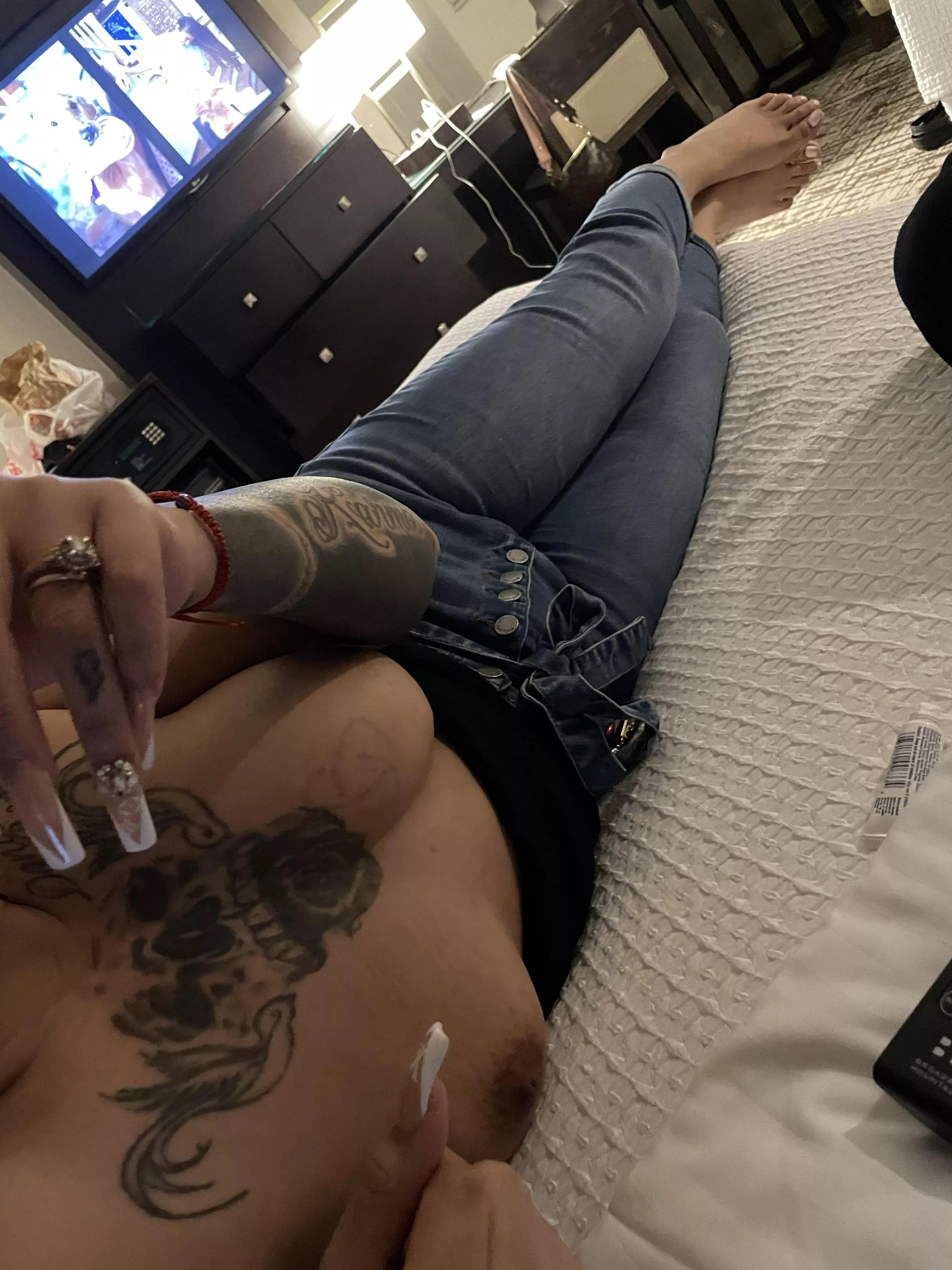 Layin Down Letting Me Worship Feet And Tits Nudes WeddingRingsShowing