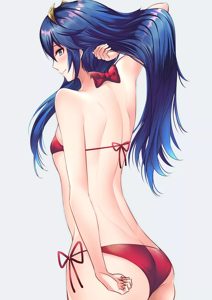 Lucina With Her Red Swimsuit Ameno Nudes Smashbros Nude Pics Org