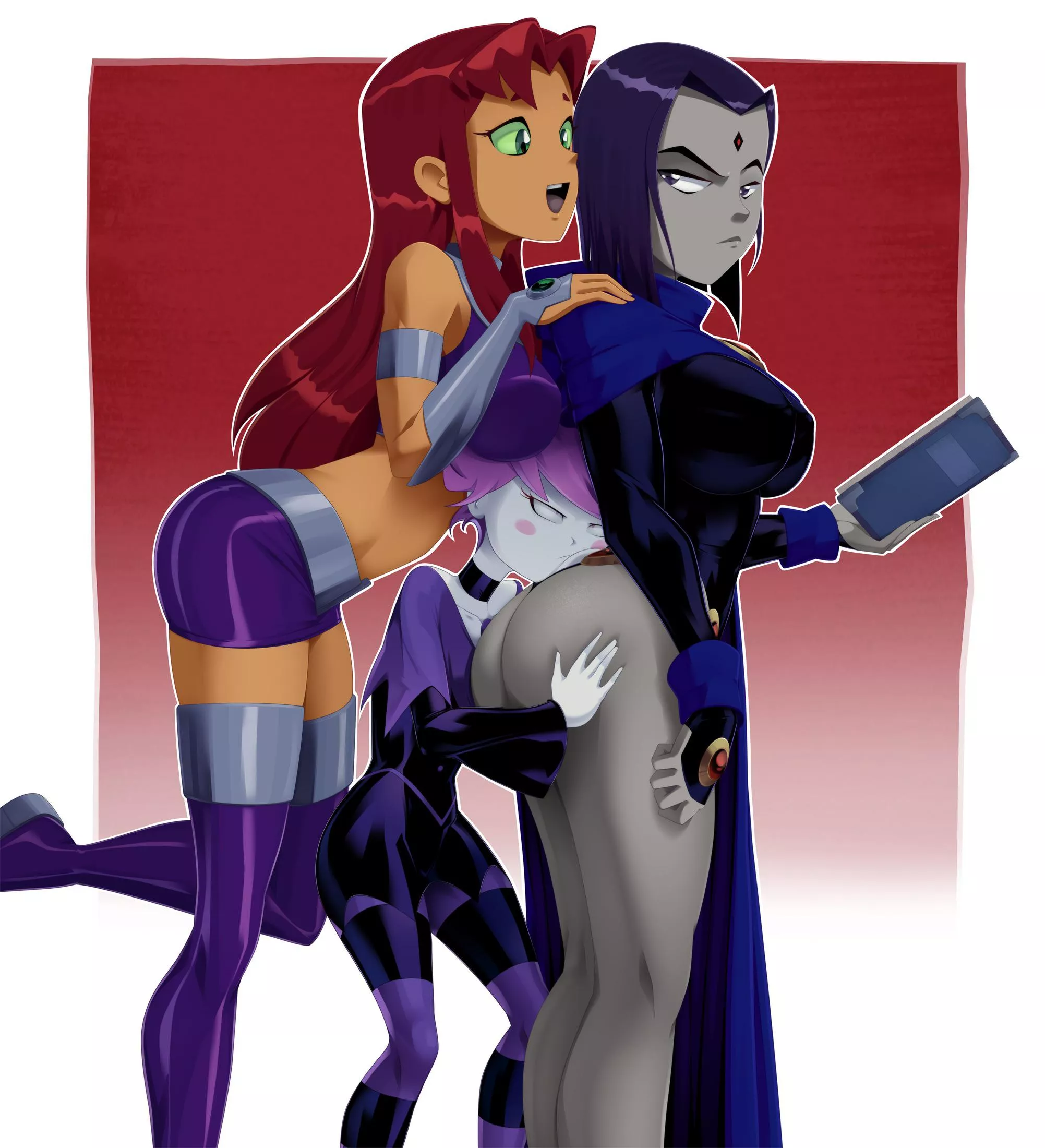 Lucky Jinx Trapped Between Starfire And Ravens Assets