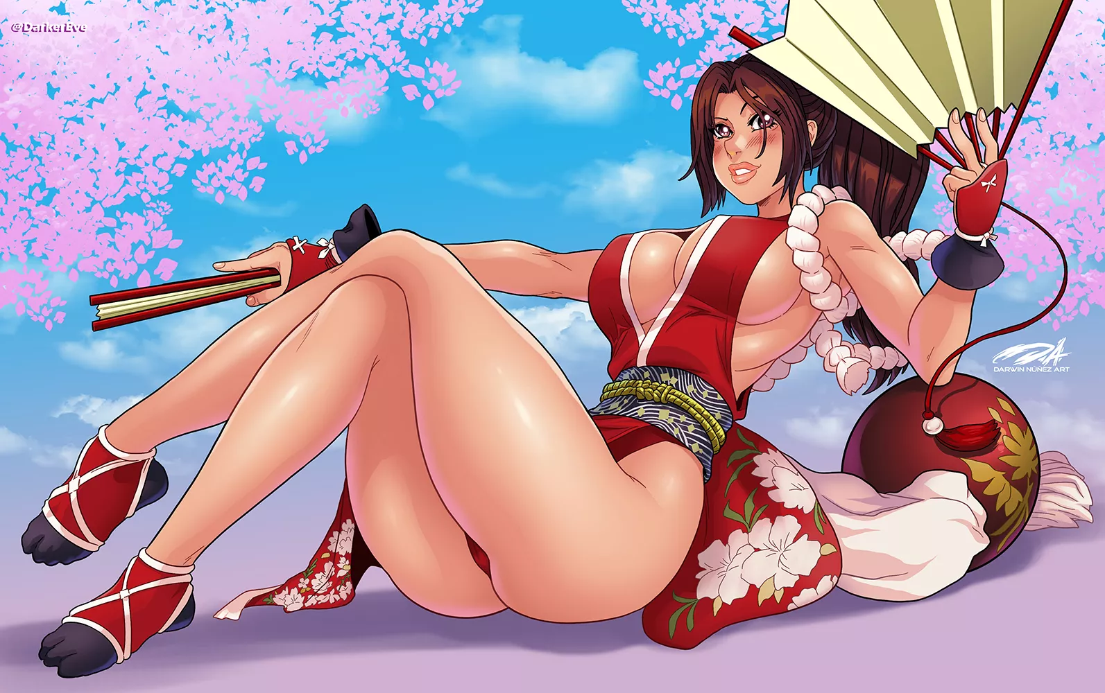 Mai Shiranui Darkereve The King Of Fighters Nudes In Westernhentai Onlynudes Org