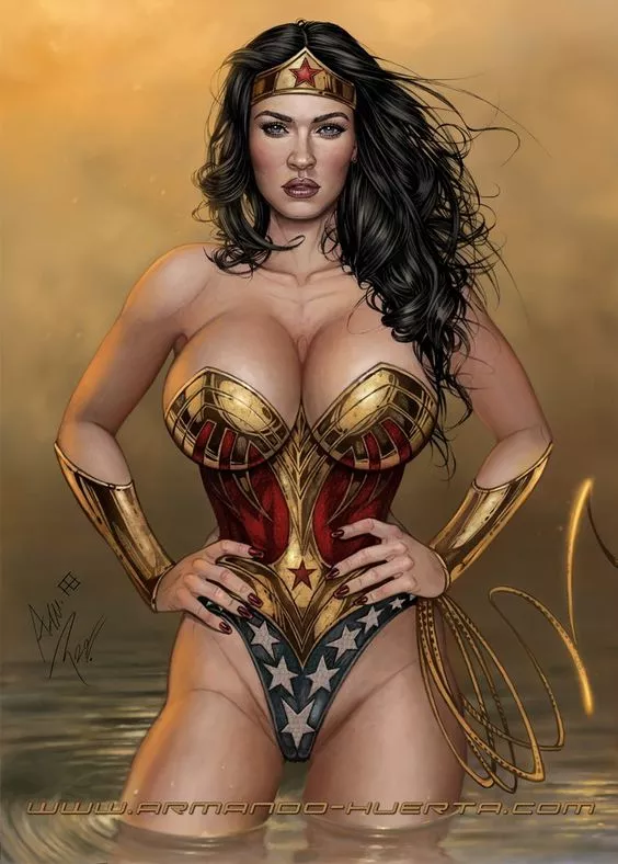 Megan Fox Drawn As Wonder Woman Nudes Western Sex Comics NUDE PICS ORG