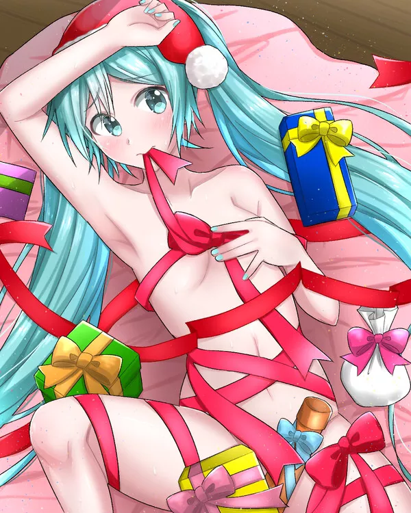 Miku As Christmas Gift Nudes Vocaloidhentai NUDE PICS ORG