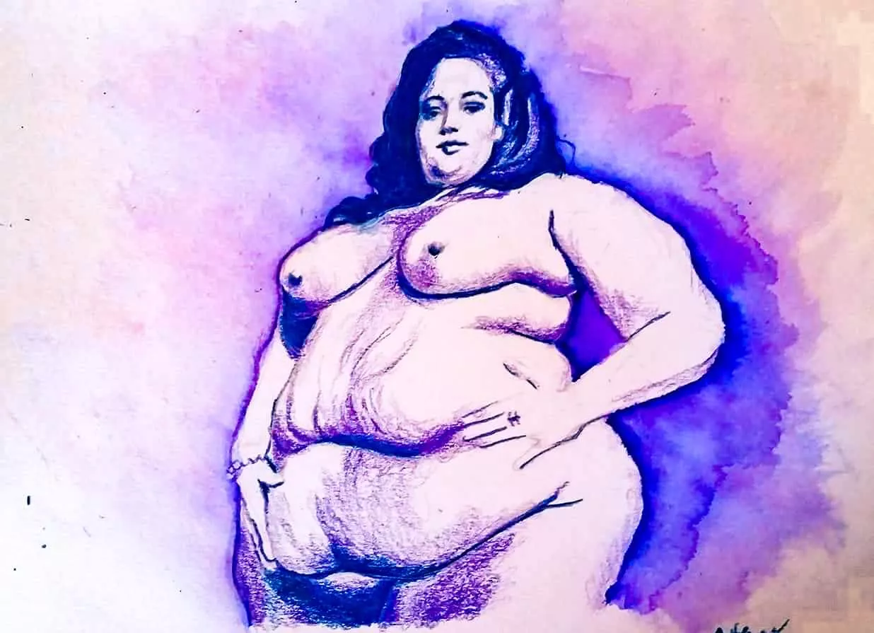 My Ssbbw Watercolor Art Nudes SSBBW LOVE NUDE PICS ORG