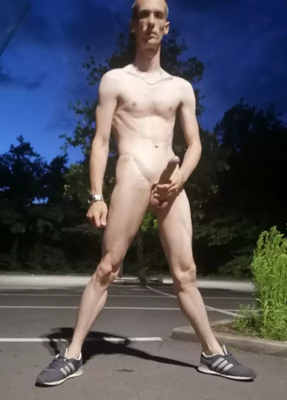 Naked In Parking Lot At Night With A Boner Nudes BonersInPublic