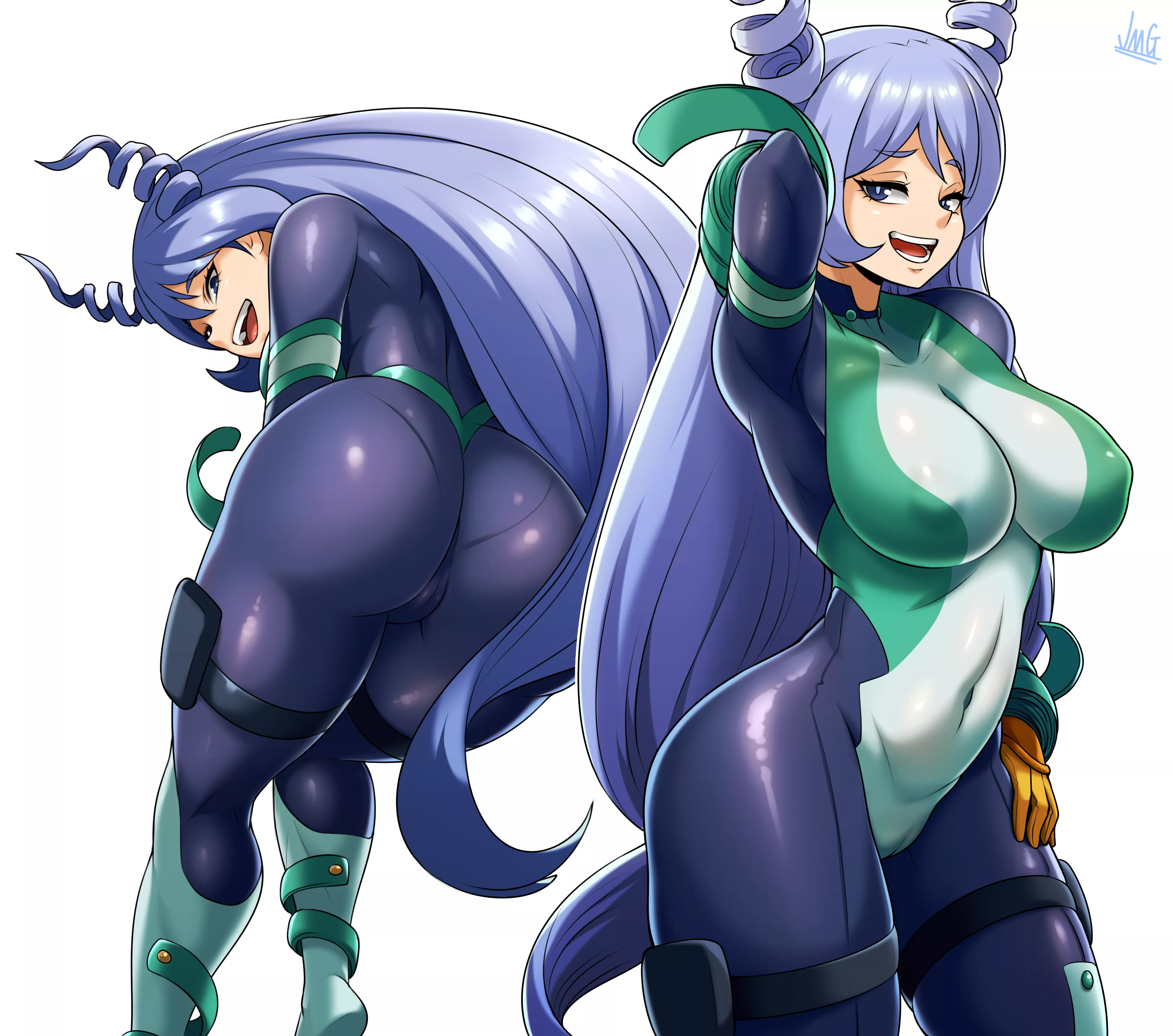 Nejire Hado Hero Suit Skin Tight JMG My Hero Academia Nudes