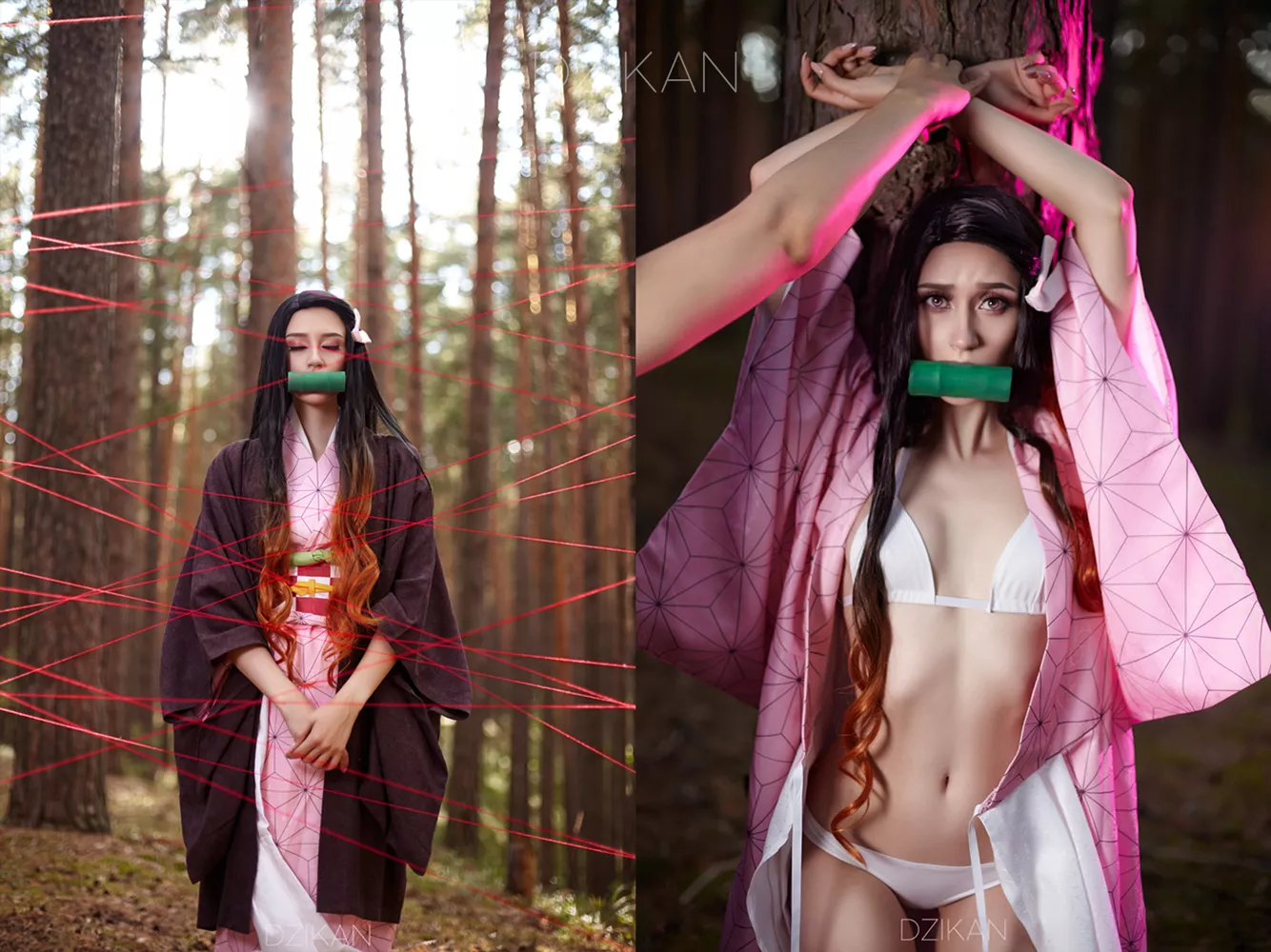 Nezuko Cosplay Photoshoot On Off By Dzikan Demon Slayer Nudes