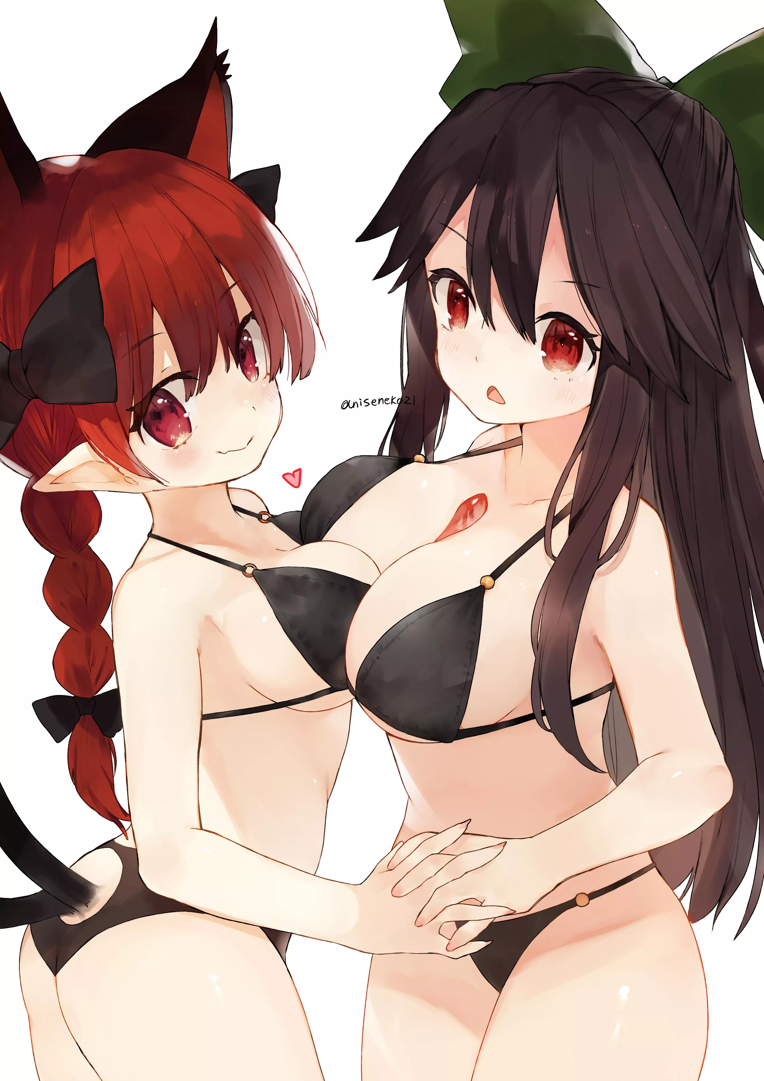 Orin And Okuu Bikini Nudes Touhou Nsfw Nude Pics Org