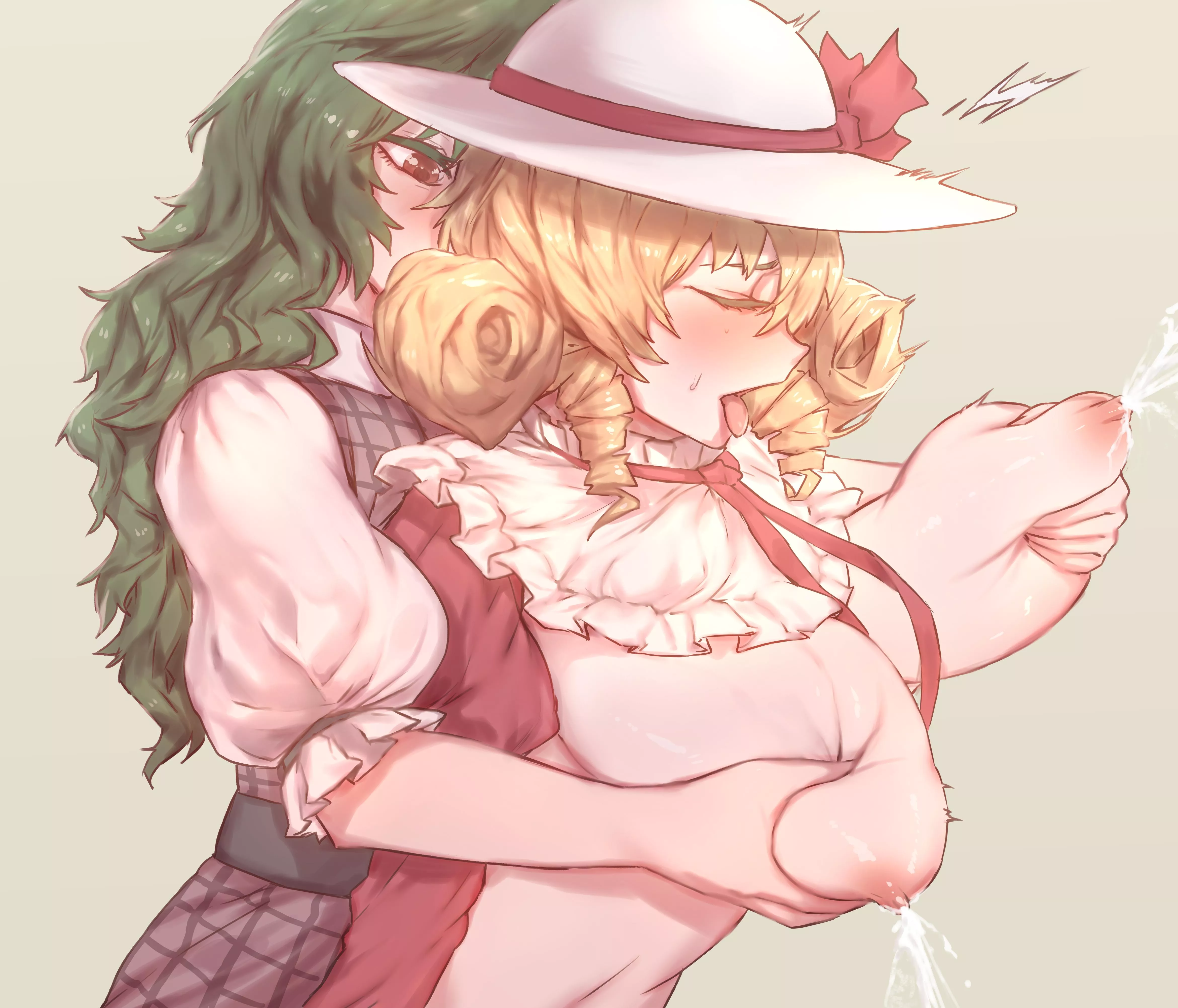 Pc Yuuka Milking Elly Yuri Nudes Touhou Nsfw Nude Pics Org