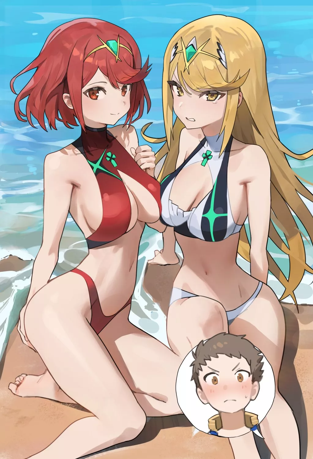 Pyra And Mythra Showing Off Nudes Smashbros Nude Pics Org