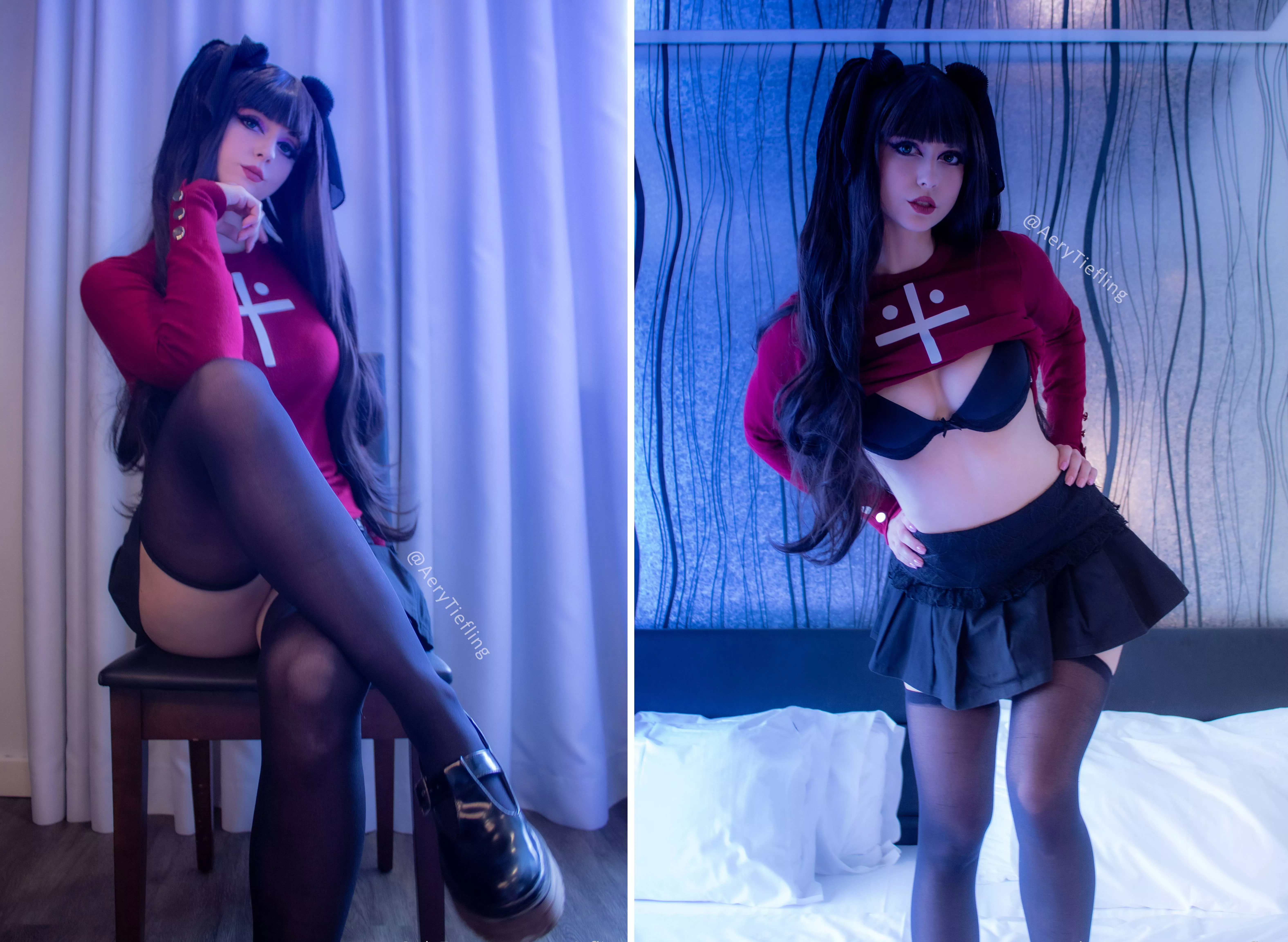 Rin Tohsaka From Fate Stay By Aery Korvair Nudes Cosplayboobs Nude