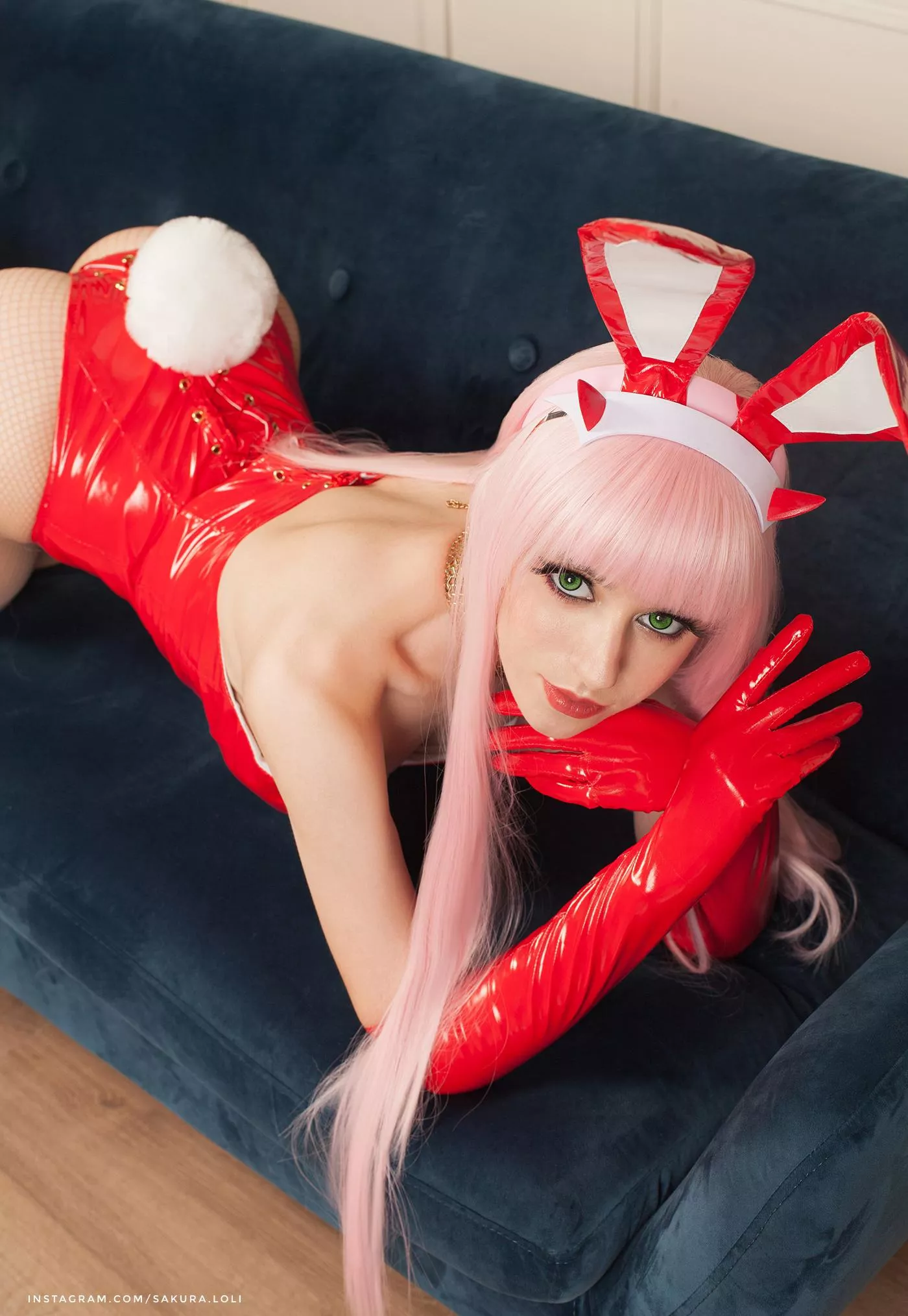 Self Zero Two Bunny Cosplay By Sakura Loli Nudes BunnyGirls NUDE