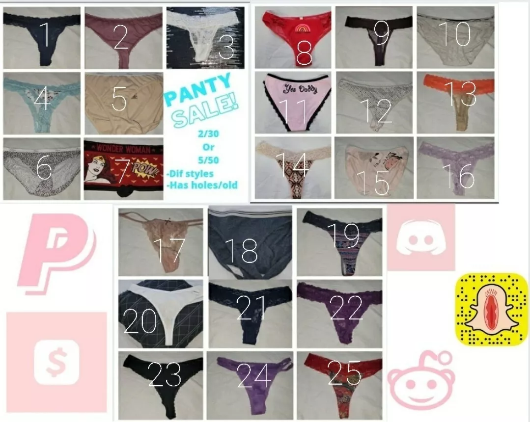 SELLING Available For Wears Having A Panty Sale I Ve Got 10