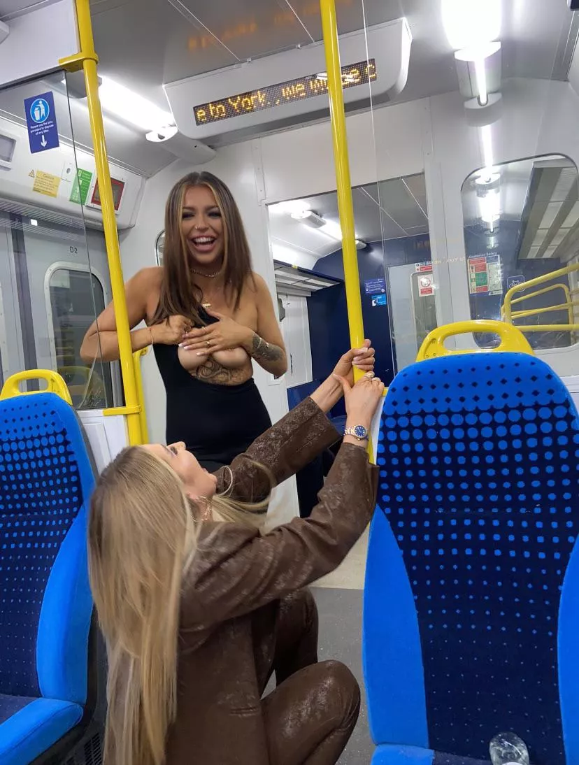 Tits Out On The Train Nudes Trashyboners NUDE PICS ORG