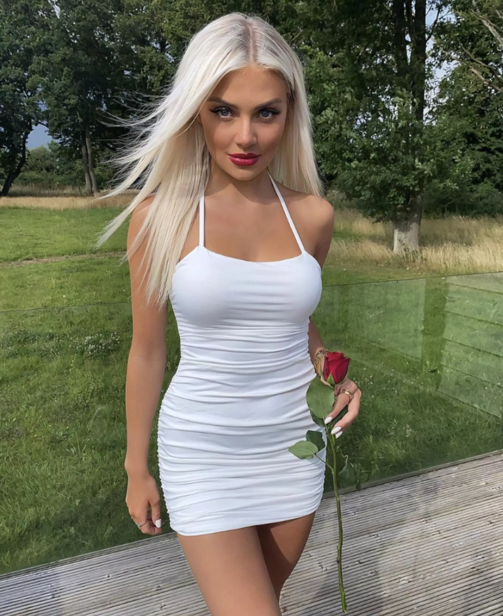 White Dress X Post R Tightdresses Nudes SkinTightCotton NUDE