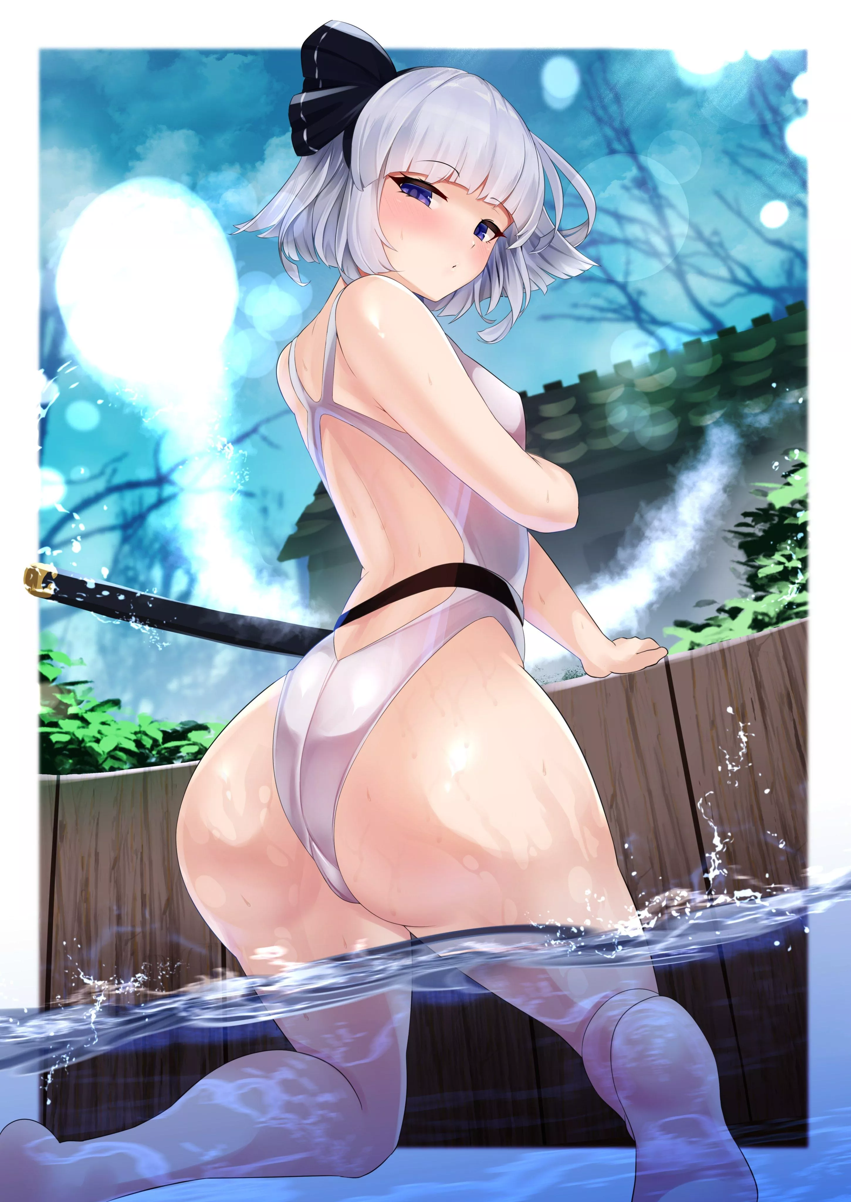 Youmu Swimsuit Nudes Touhou Nsfw Nude Pics Org