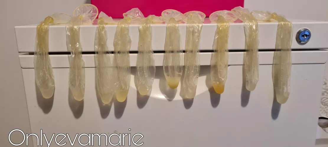 10 used condoms hope he's hungry [domme]