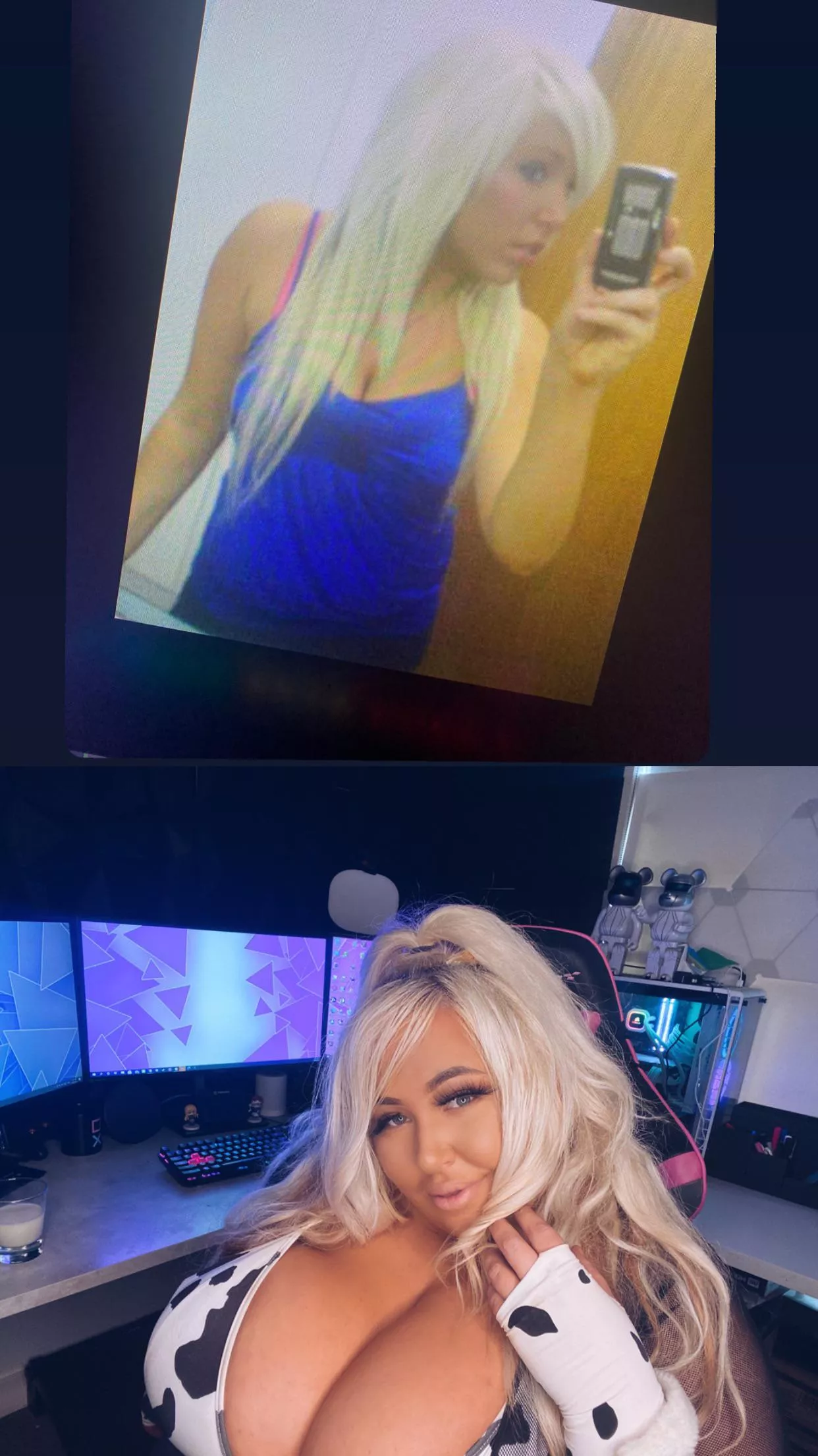 10 years difference with weight gain. 10 years difference with weight gain.