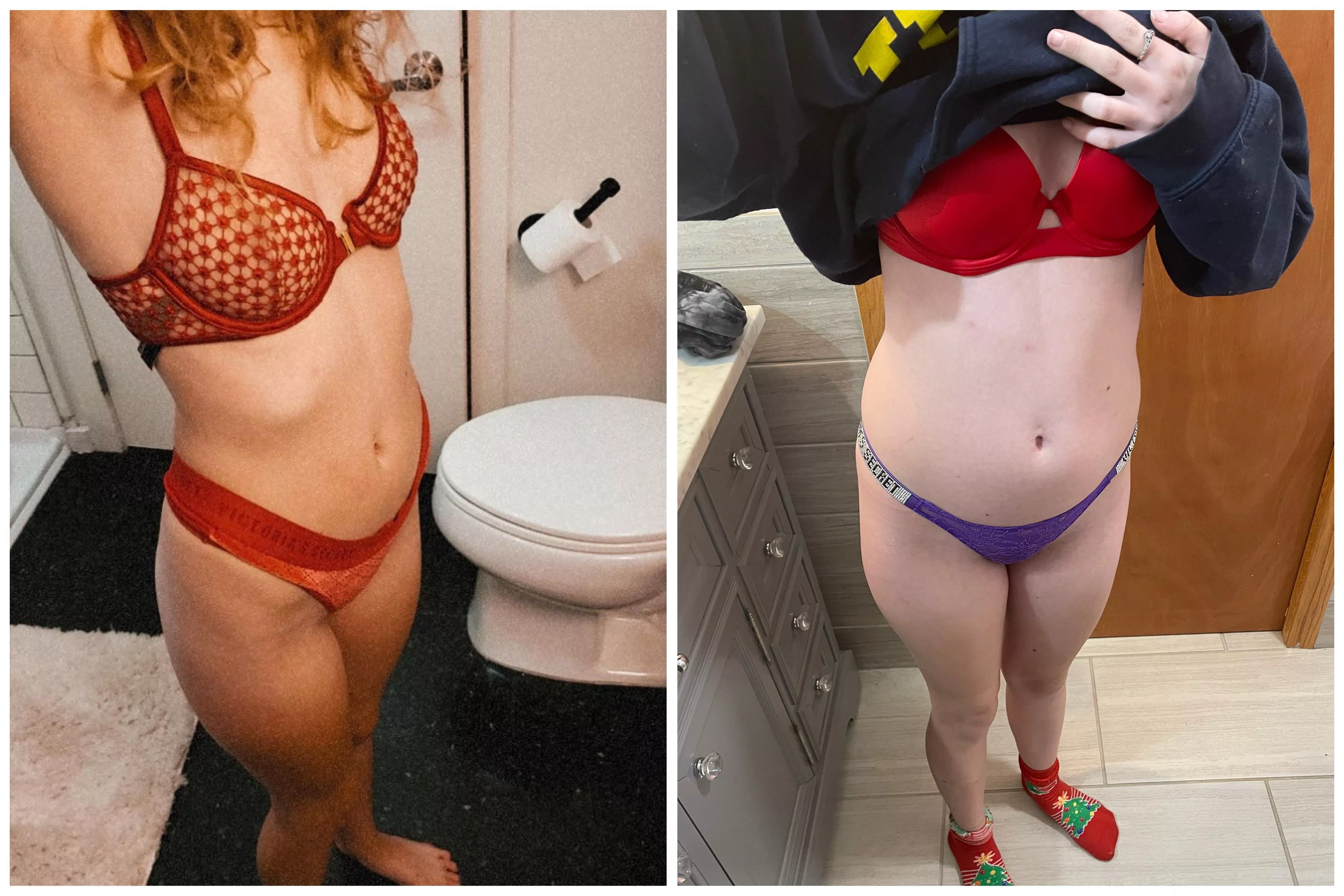 10lb difference! Still a long way to go 🐷