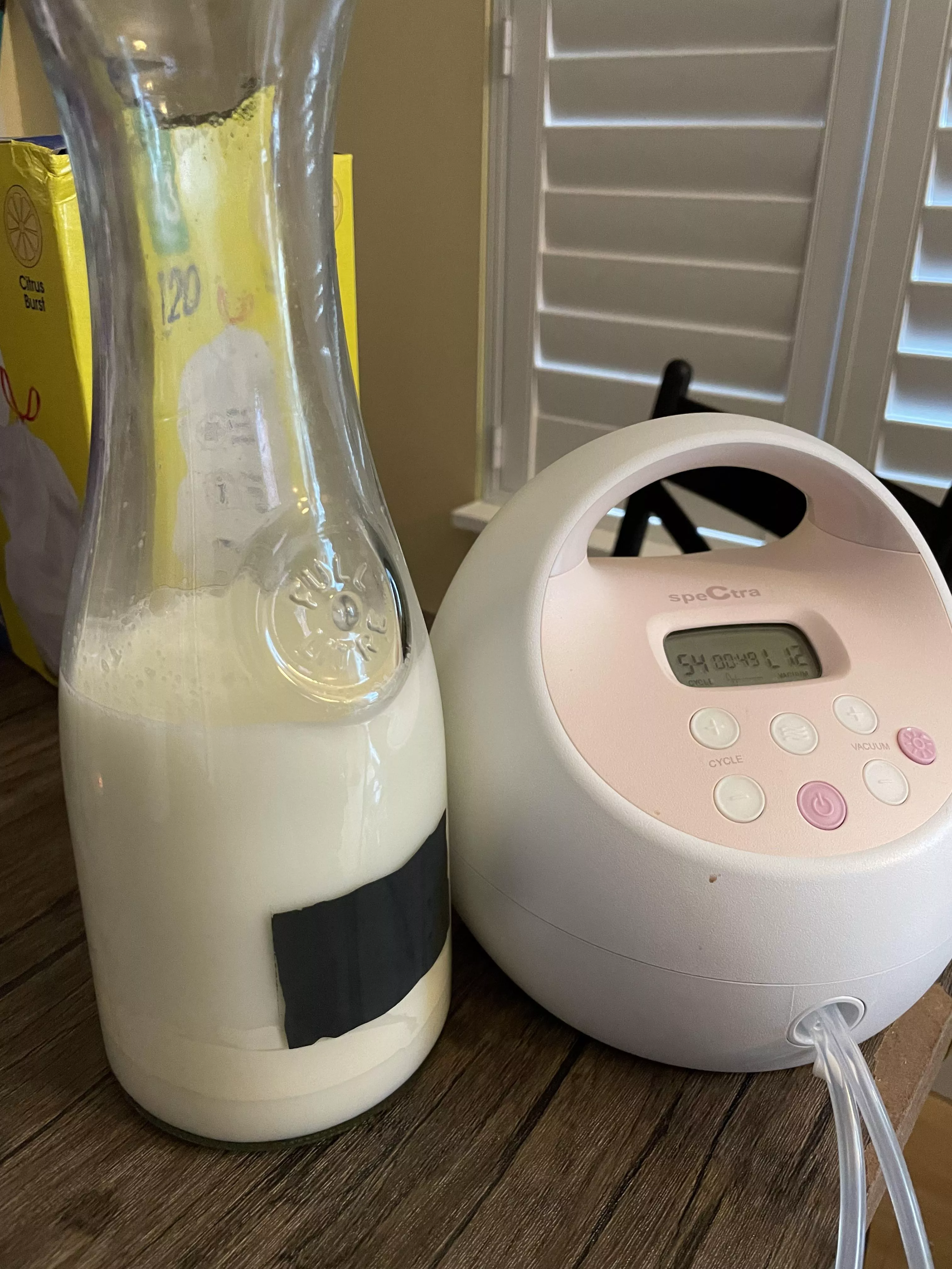 18 hours and almost 45oz pumped 💪