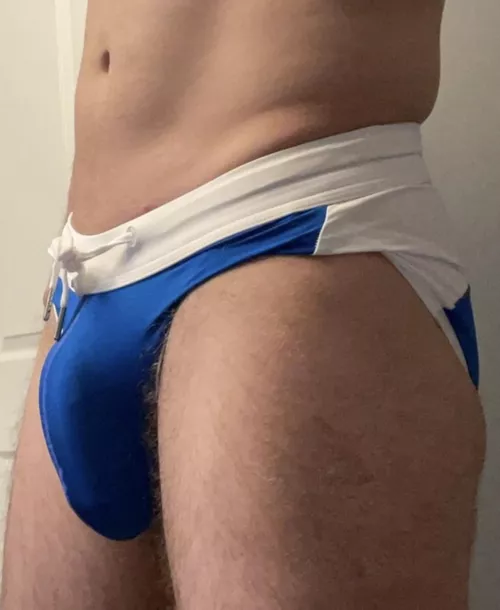 18 m here. I hope this is appropriate for the public pool :P. We will find out today.
