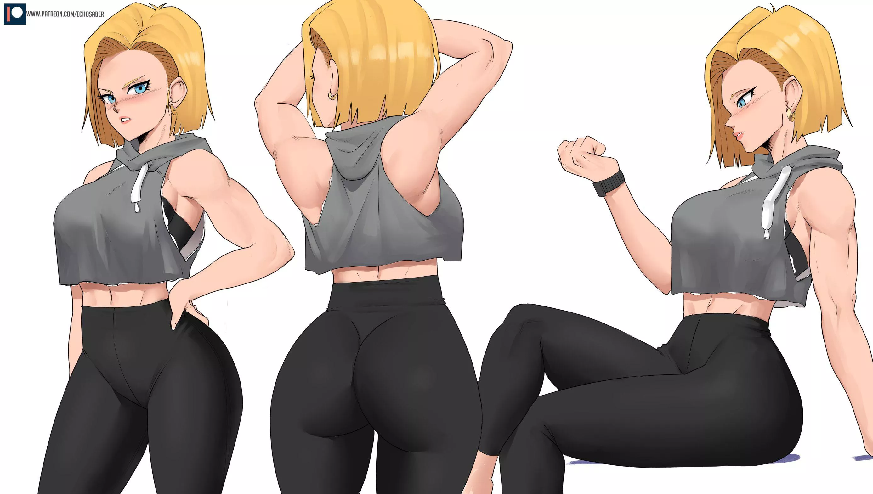 18 ready for a workout (Echo Saber)