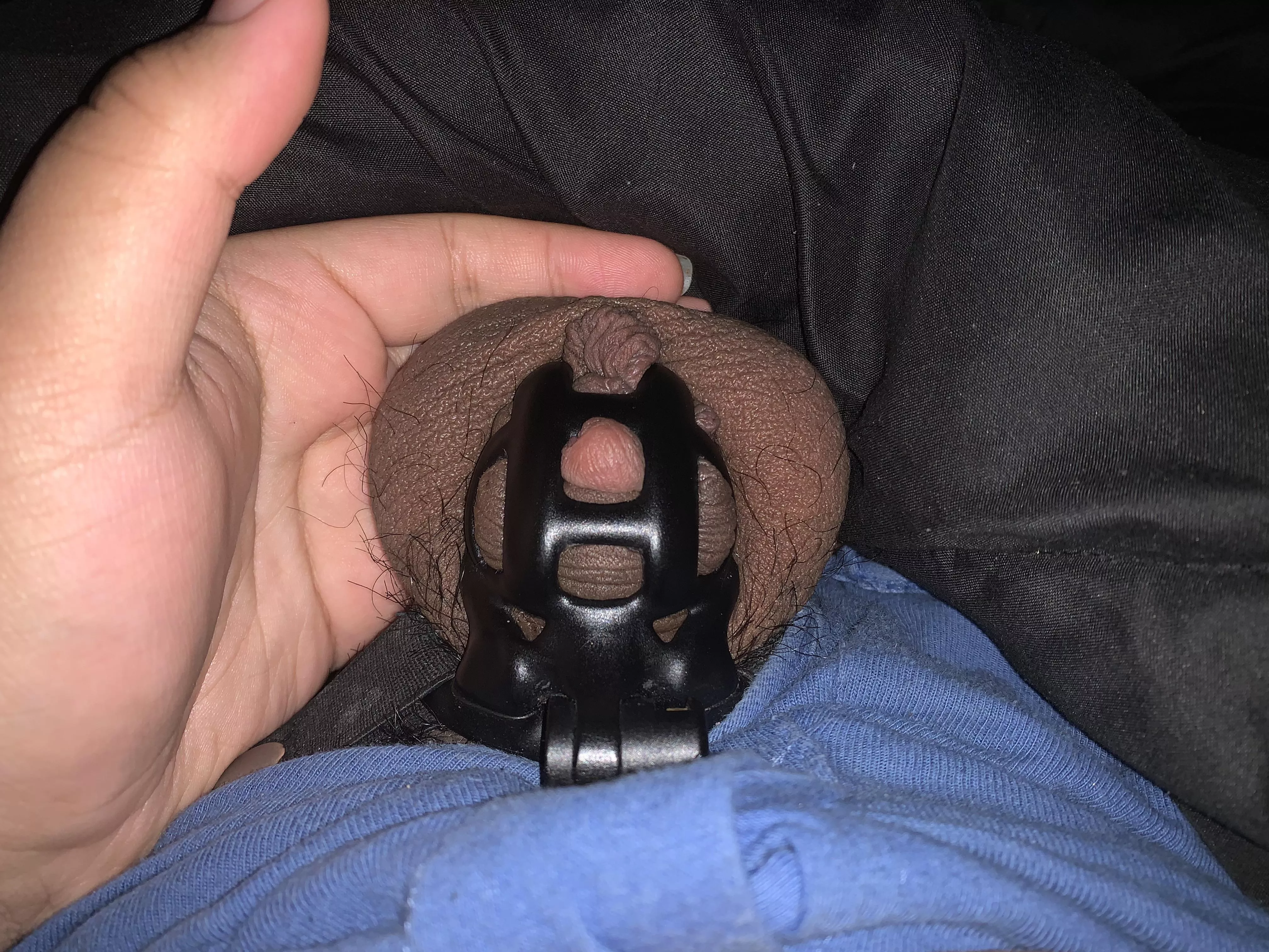 18 y/o been locked in chastity for 42 days - I’ve been so horny and all I can think about is sucking dick..