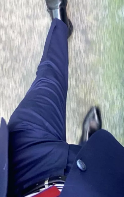 19, college freshman, walking to class. Since I’m pledging a fraternity I have to wear a suit and tie nearly every day