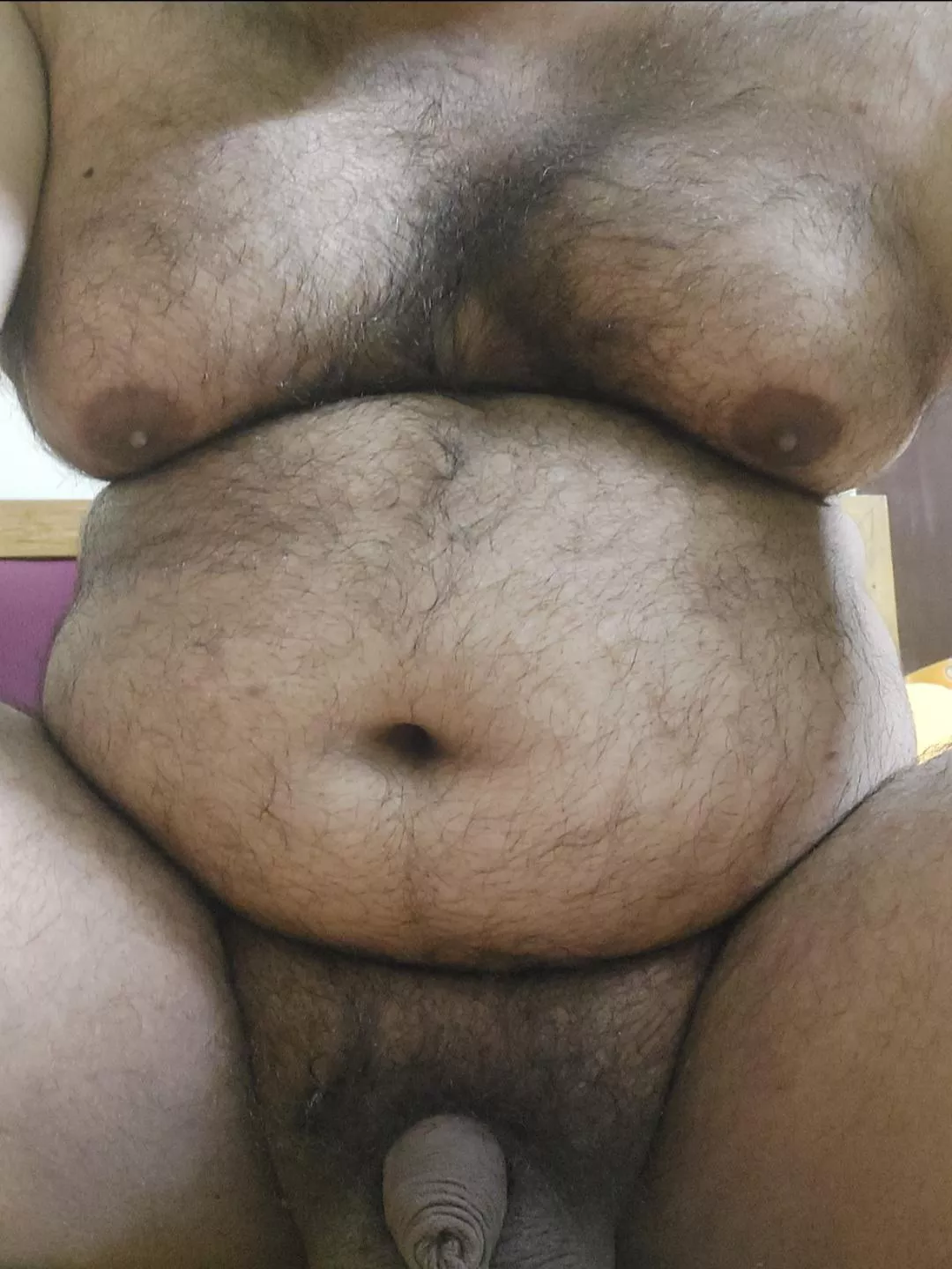 19 year old Chubby Bear Top..Looking for an articulate bottom for a detailed roleplay where we make out, dock, frot and make love in detail..pm me with scene idea if interested..