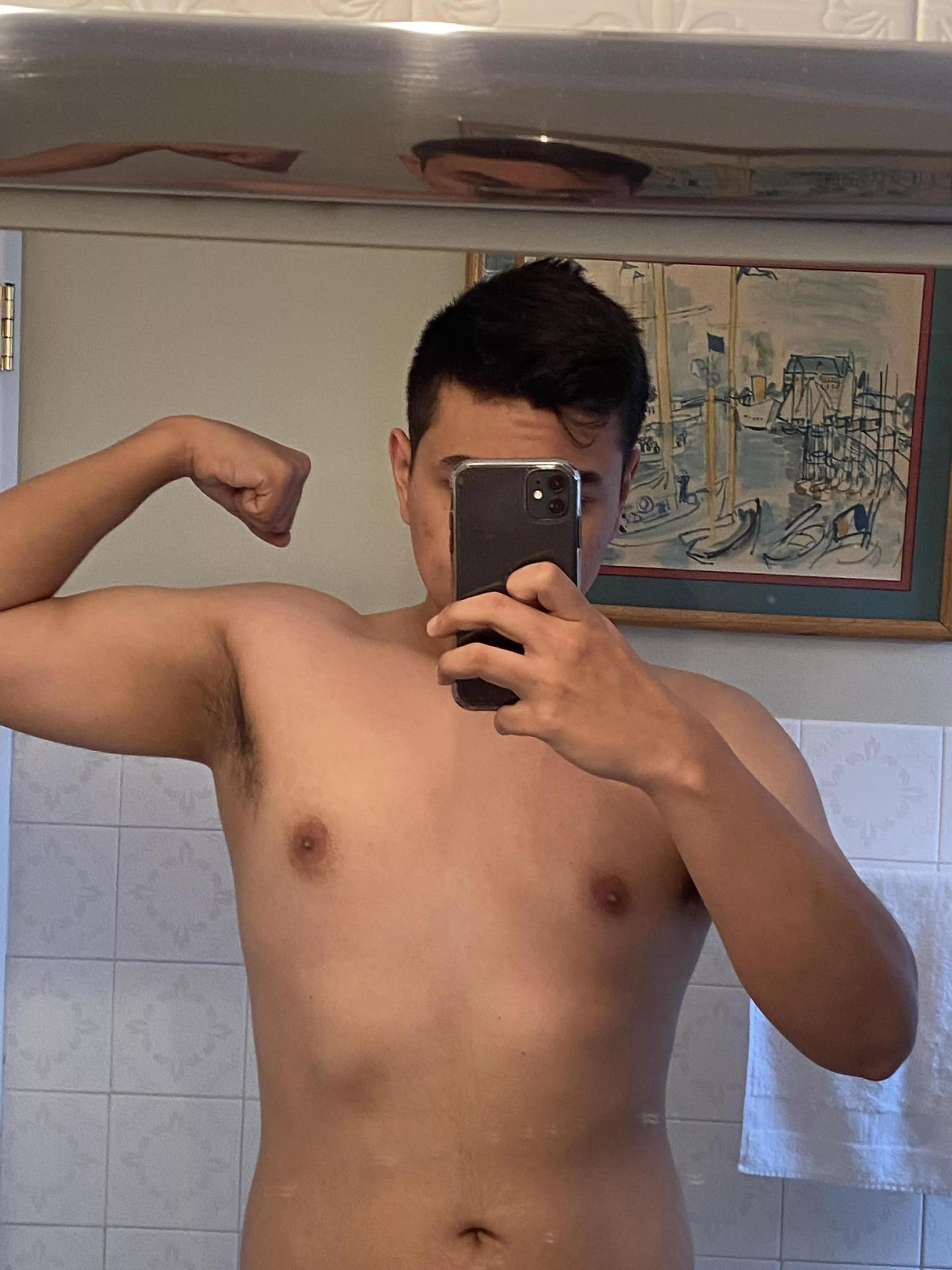 19 year old (m) who’s working on his body