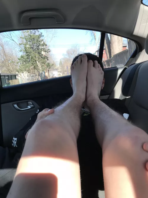 19m Anyone wanna be my next foot rest