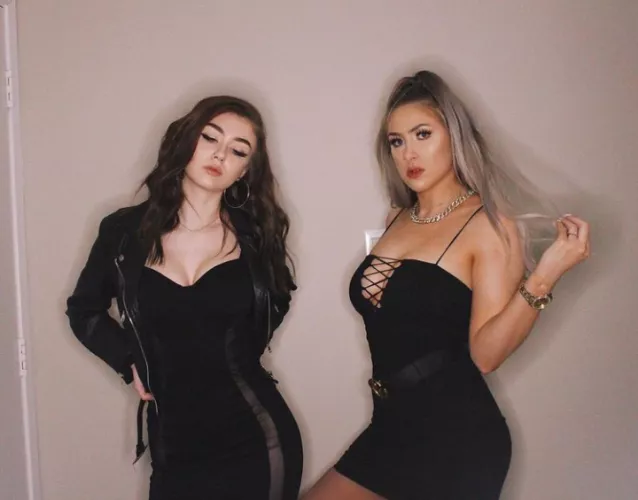 [2] little black dresses