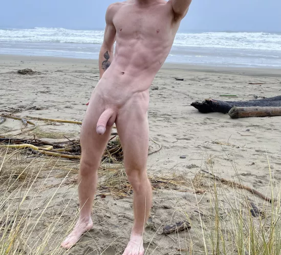 (20) Nothing beats being nude on the beachπ