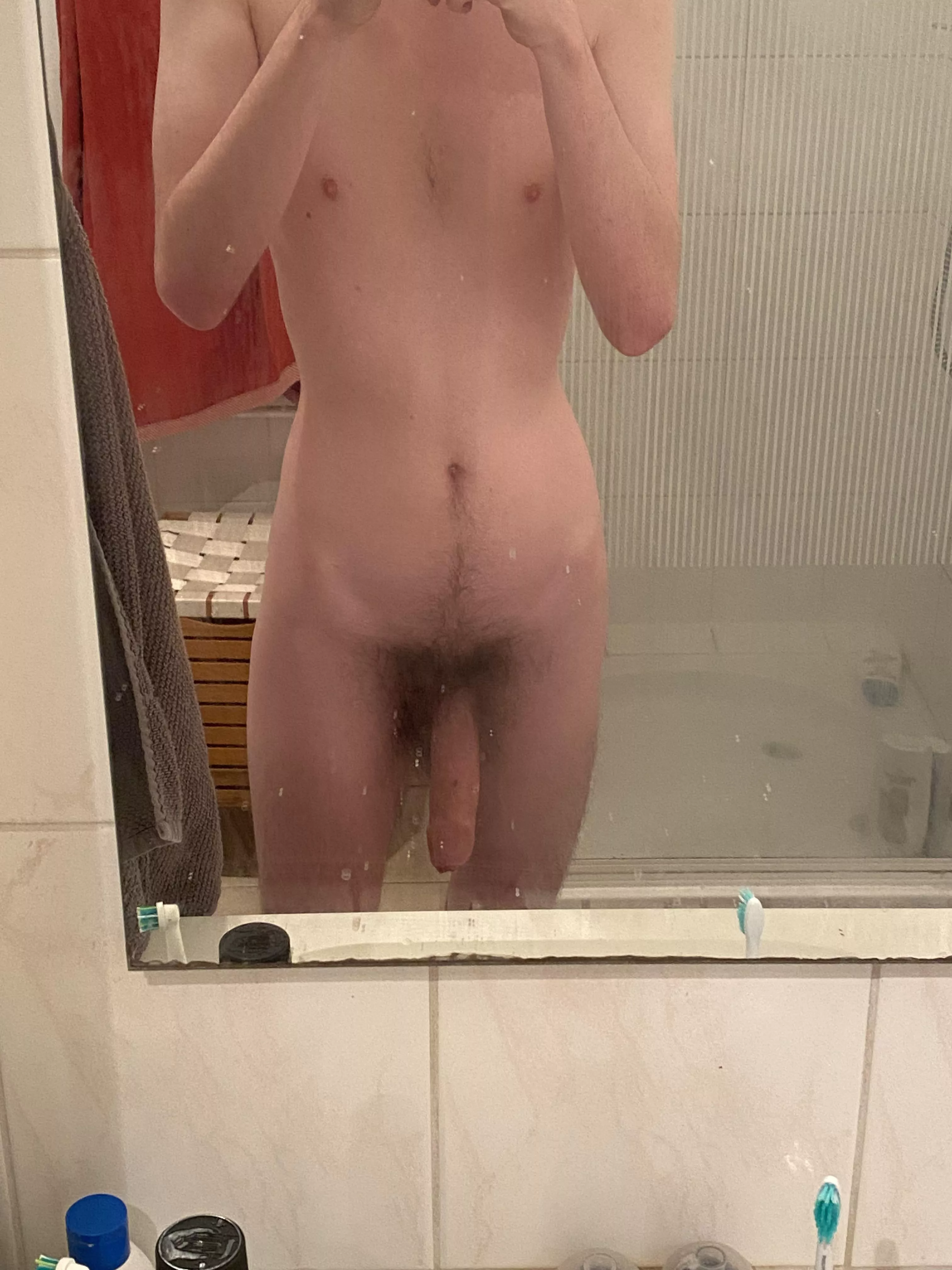 (20) Who wants to join me in the shower?