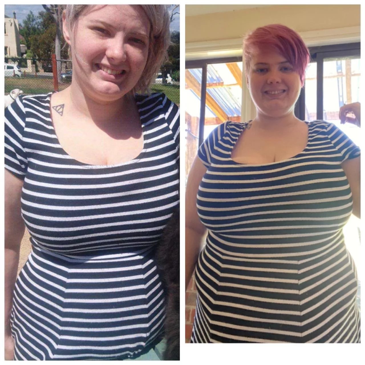 2017 vs 2021! I still love this dress!!!