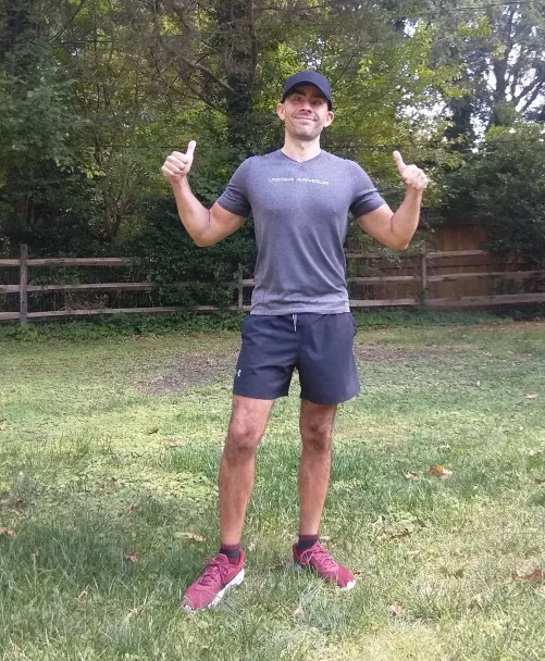 2020 was tough, but what's got two thumbs, is doing better in 2021, and has lost 35 lbs since January? * this guy * 2020 was tough, but what's got two thumbs, is doing better in 2021, and has lost 35 lbs since January? * this guy *