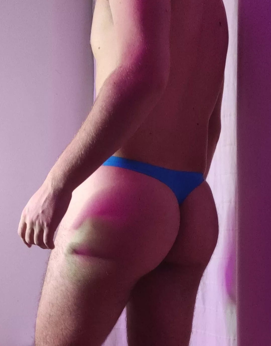 21 My bf wearing a thong🤤