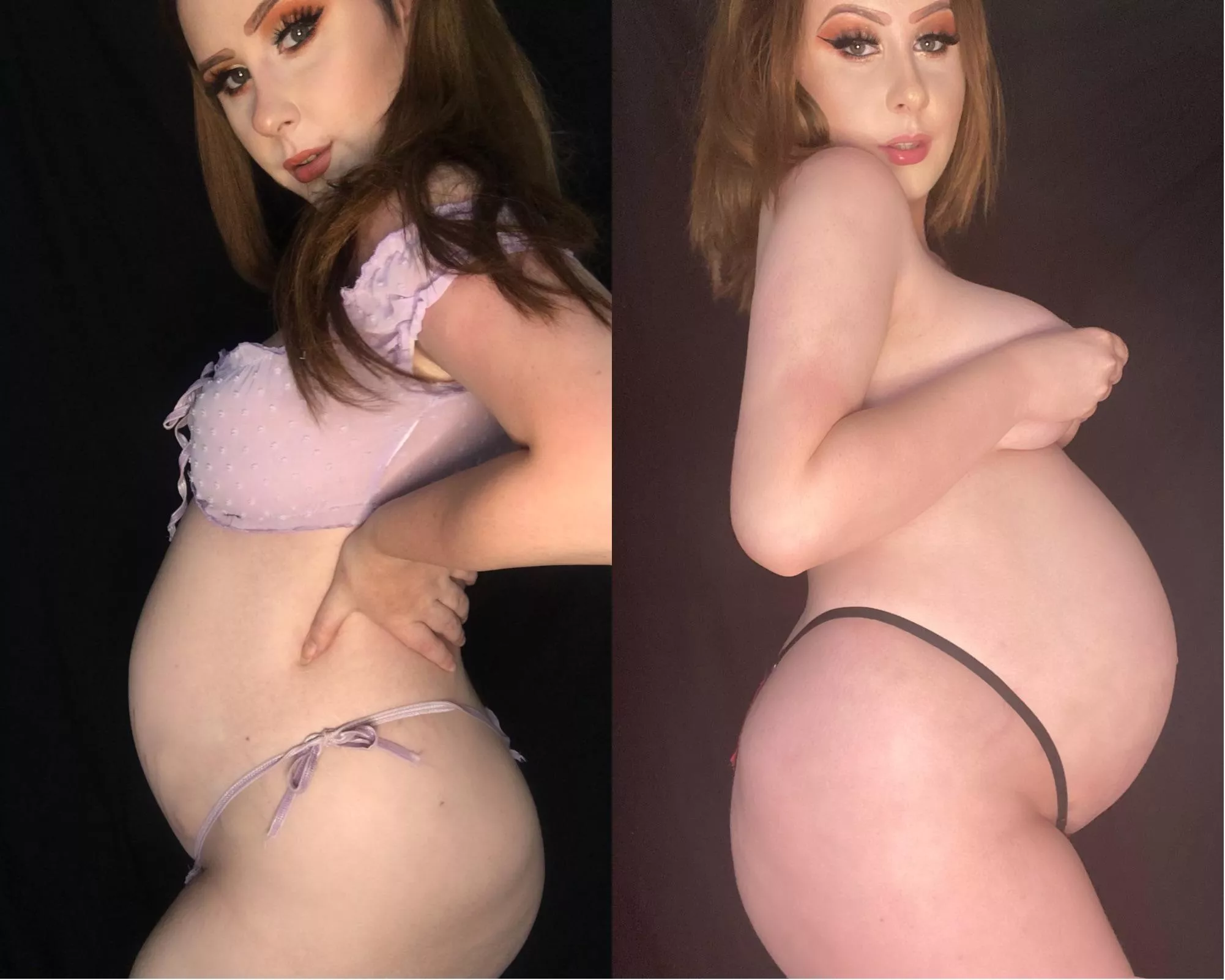 21 weeks vs now (32 weeks) canβt believe how much iβve grown! 21 weeks vs now (32 weeks) canβt believe how much iβve grown!