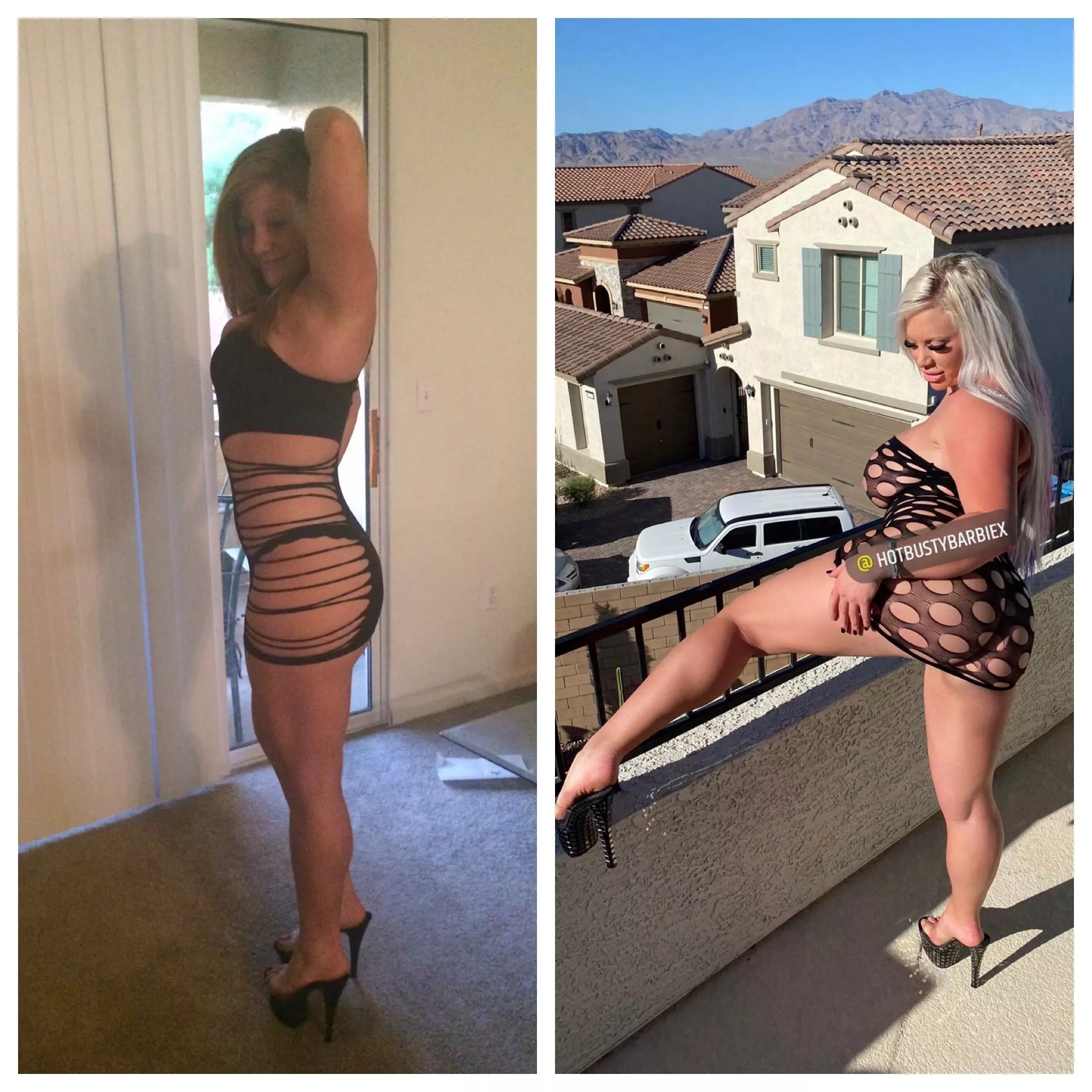 21-29 Bimbofication before and after! [F]