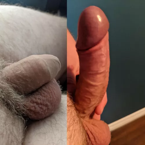 22 Canadian guy here. He's hard for the pic but I'd rather be hard for you š (Kik: DanBaked)