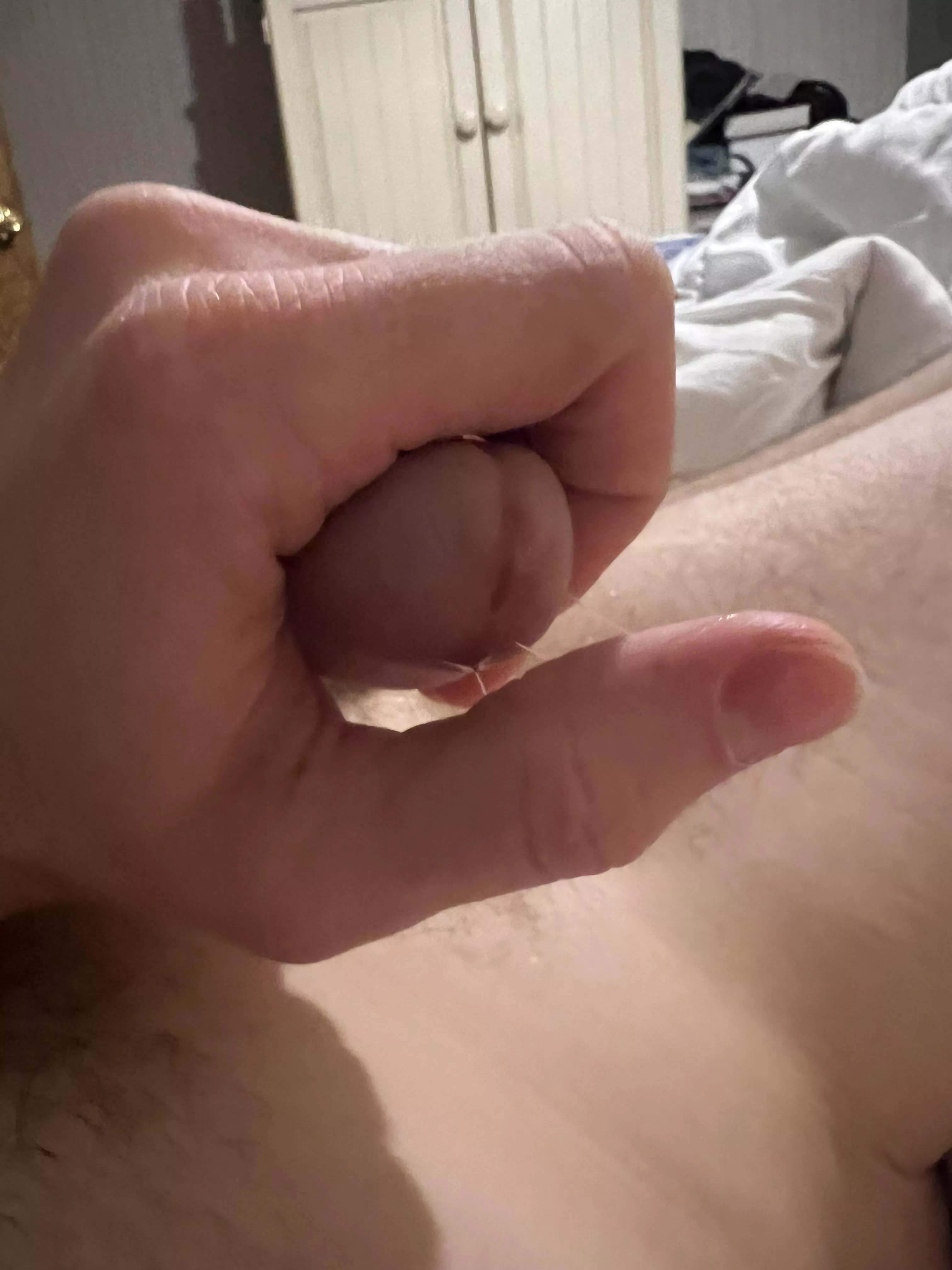 (22) Lick it clean before I stick it in? 😉