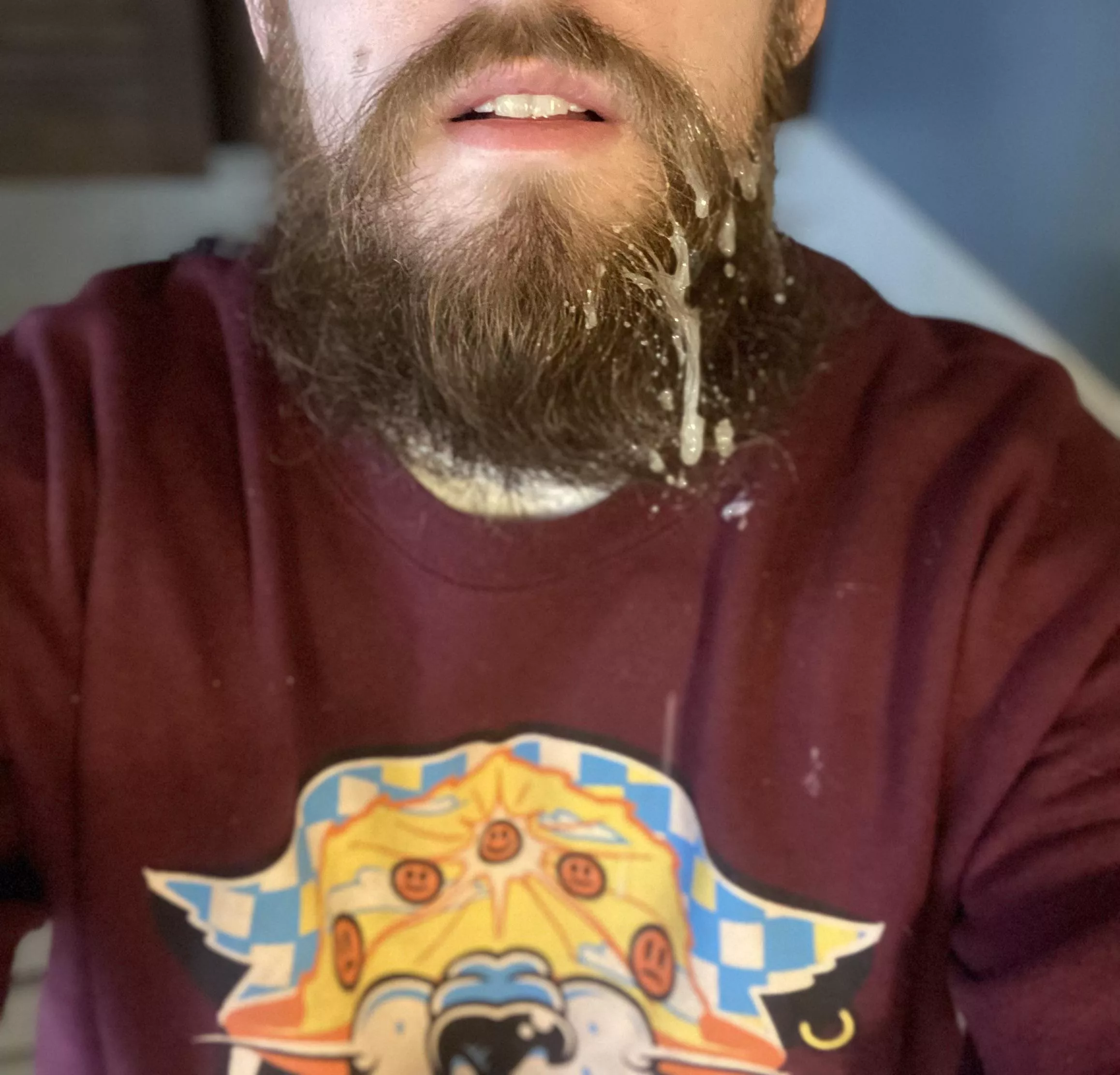 (24) Took a shot in the beard the other day 😇