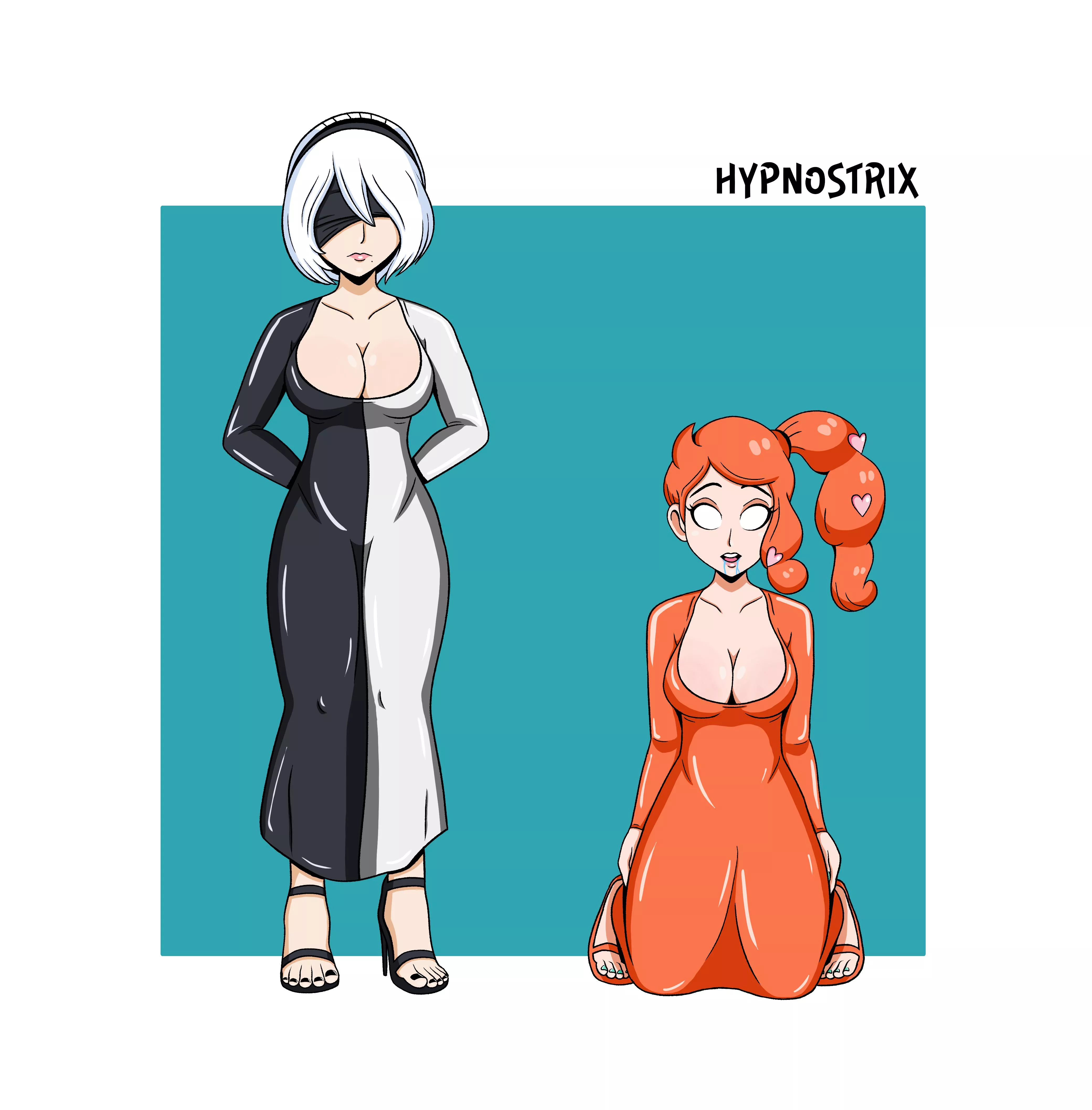 2B and Sonia Ready to Submit [NieR: Automata/Pokemon: Sword and Shield] (HypnoStrix)